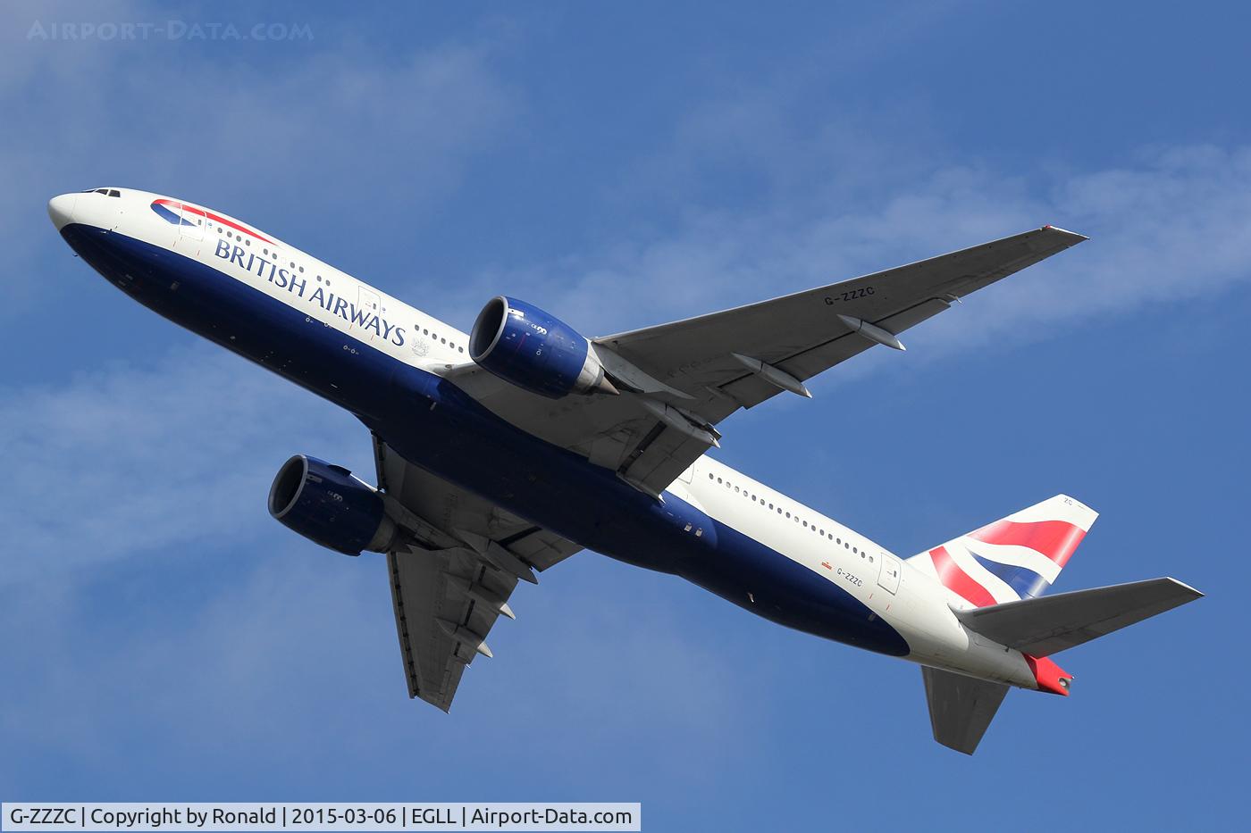 G-ZZZC, 1995 Boeing 777-236 C/N 27107, at lhr