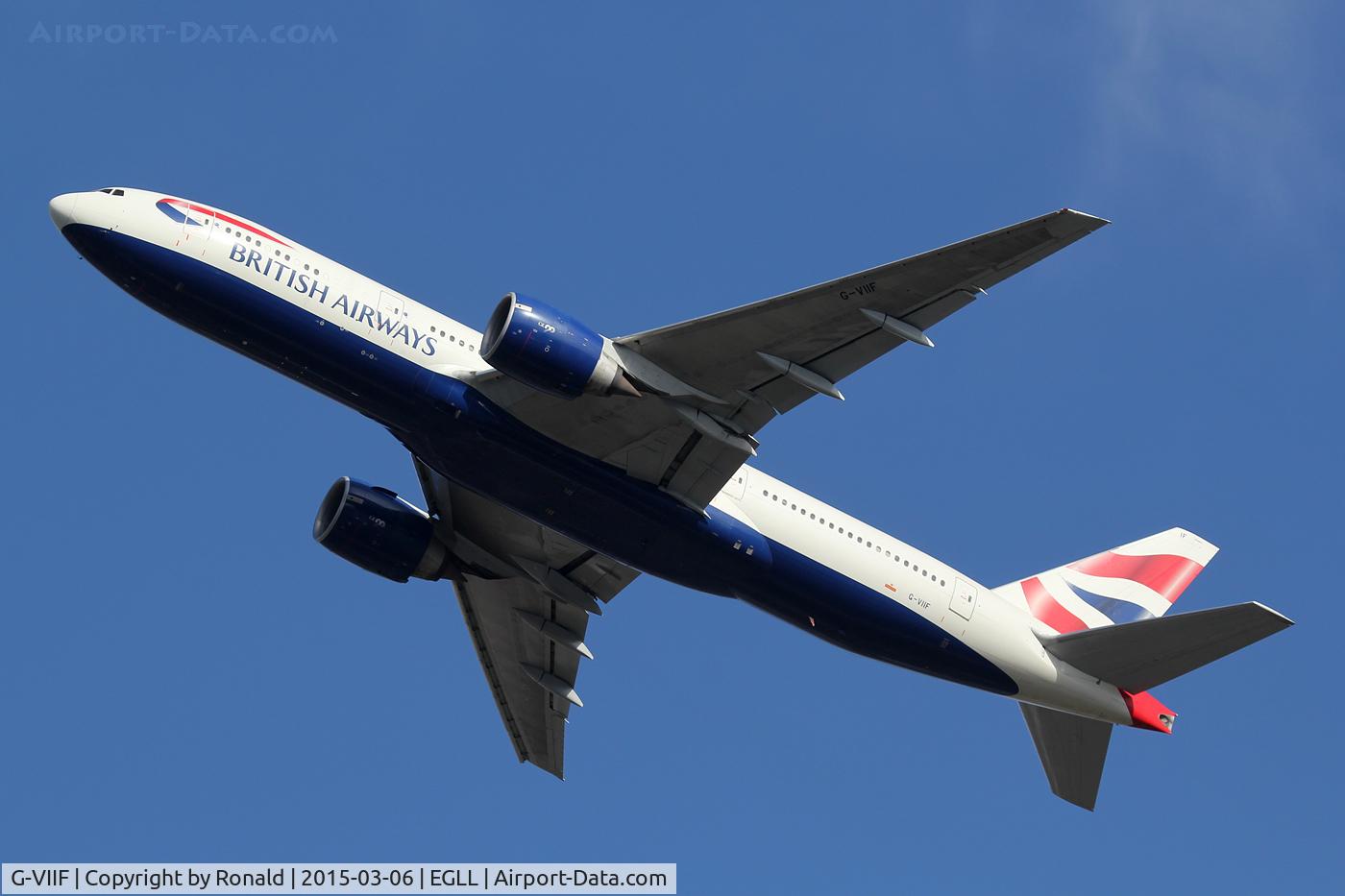G-VIIF, 1997 Boeing 777-236 C/N 27488, at lhr