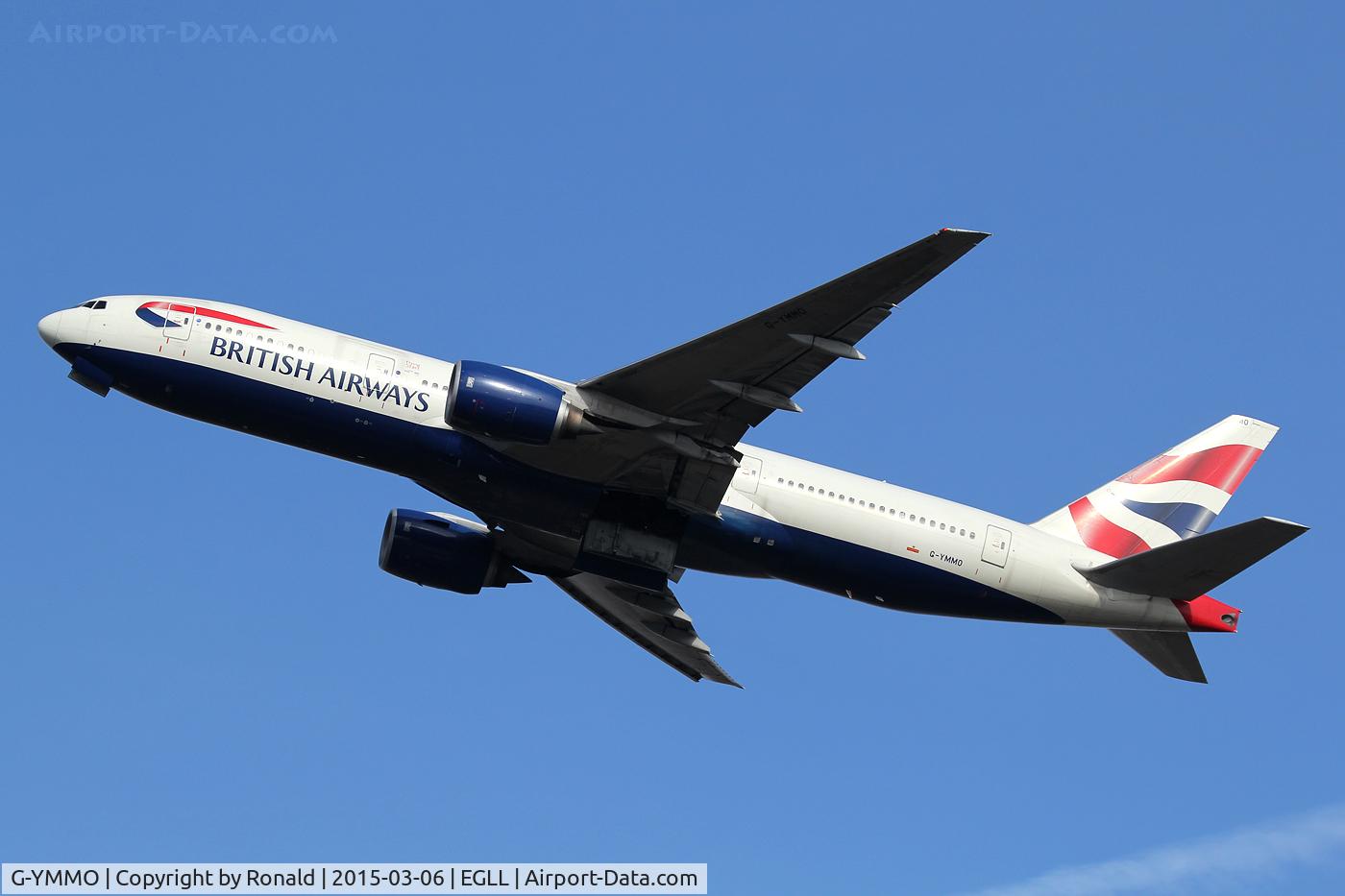 G-YMMO, 2001 Boeing 777-236 C/N 30317, at lhr