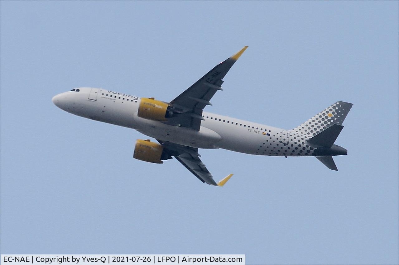 EC-NAE, 2018 Airbus A320-271N C/N 8467, Airbus A320-271N, Climbing from rwy 24, Paris Orly Airport (LFPO-ORY)