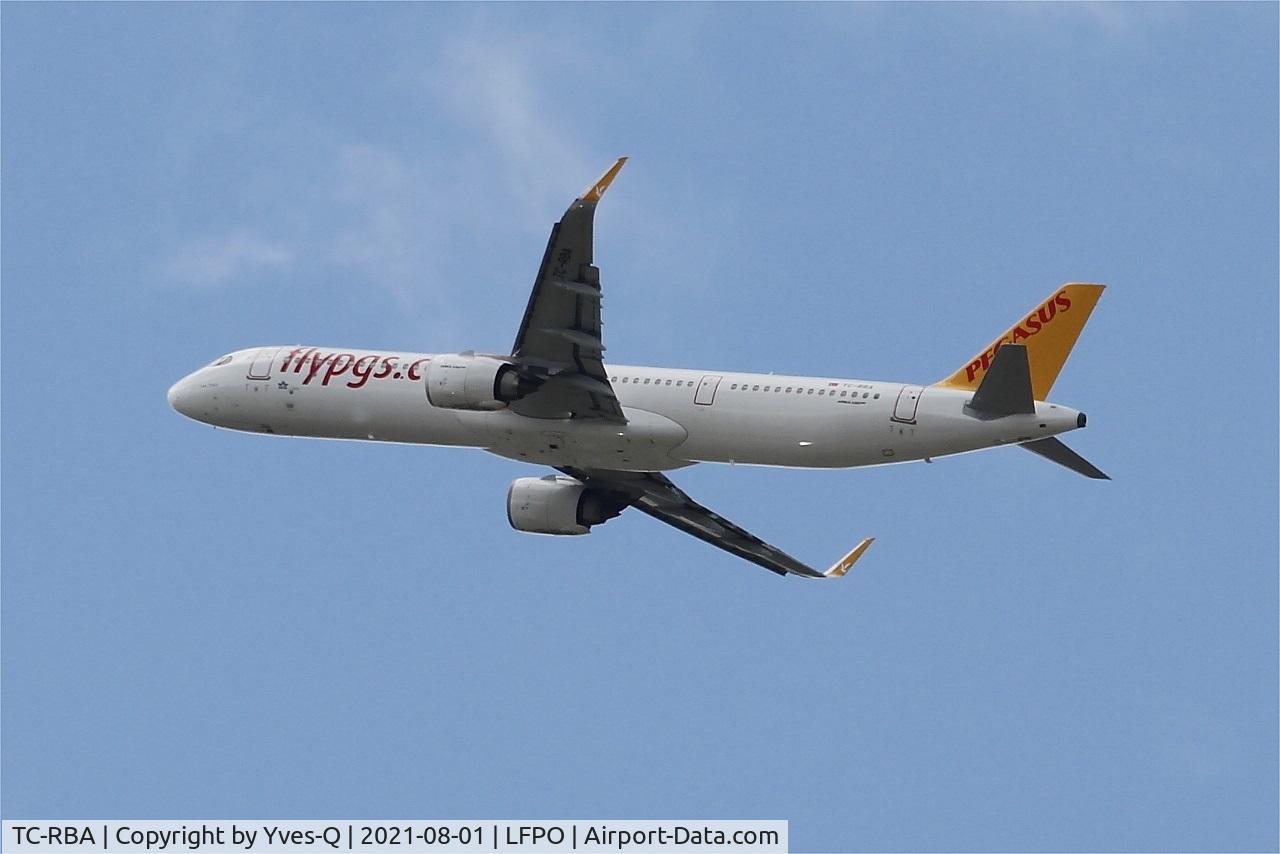 TC-RBA, 2019 Airbus A321-251NX C/N 8936, Airbus A321-251NX, Climbing from rwy 24, Paris Orly Airport (LFPO-ORY)
