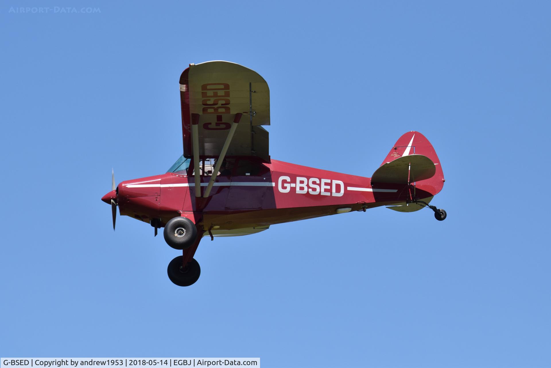 G-BSED, 1957 Piper PA-22-160 Tri Pacer C/N 22-6377, G-BSED at Gloucestershire Airport.