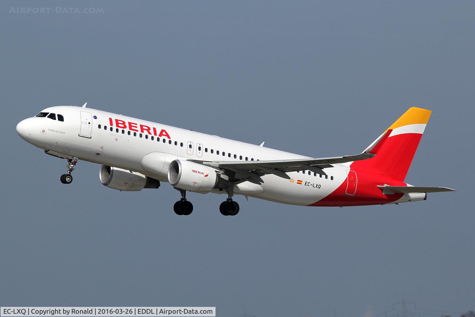 EC-LXQ, 2013 Airbus A320-216 C/N 5692, at dus