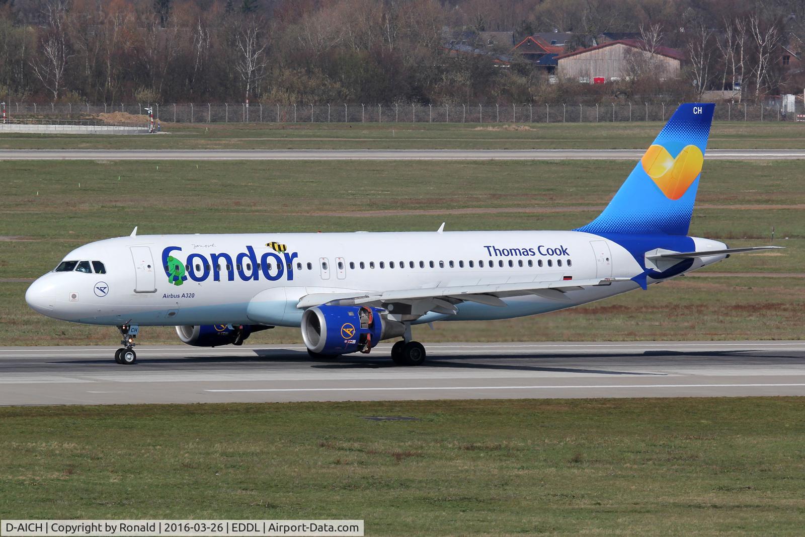 D-AICH, 1999 Airbus A320-212 C/N 0971, at dus
