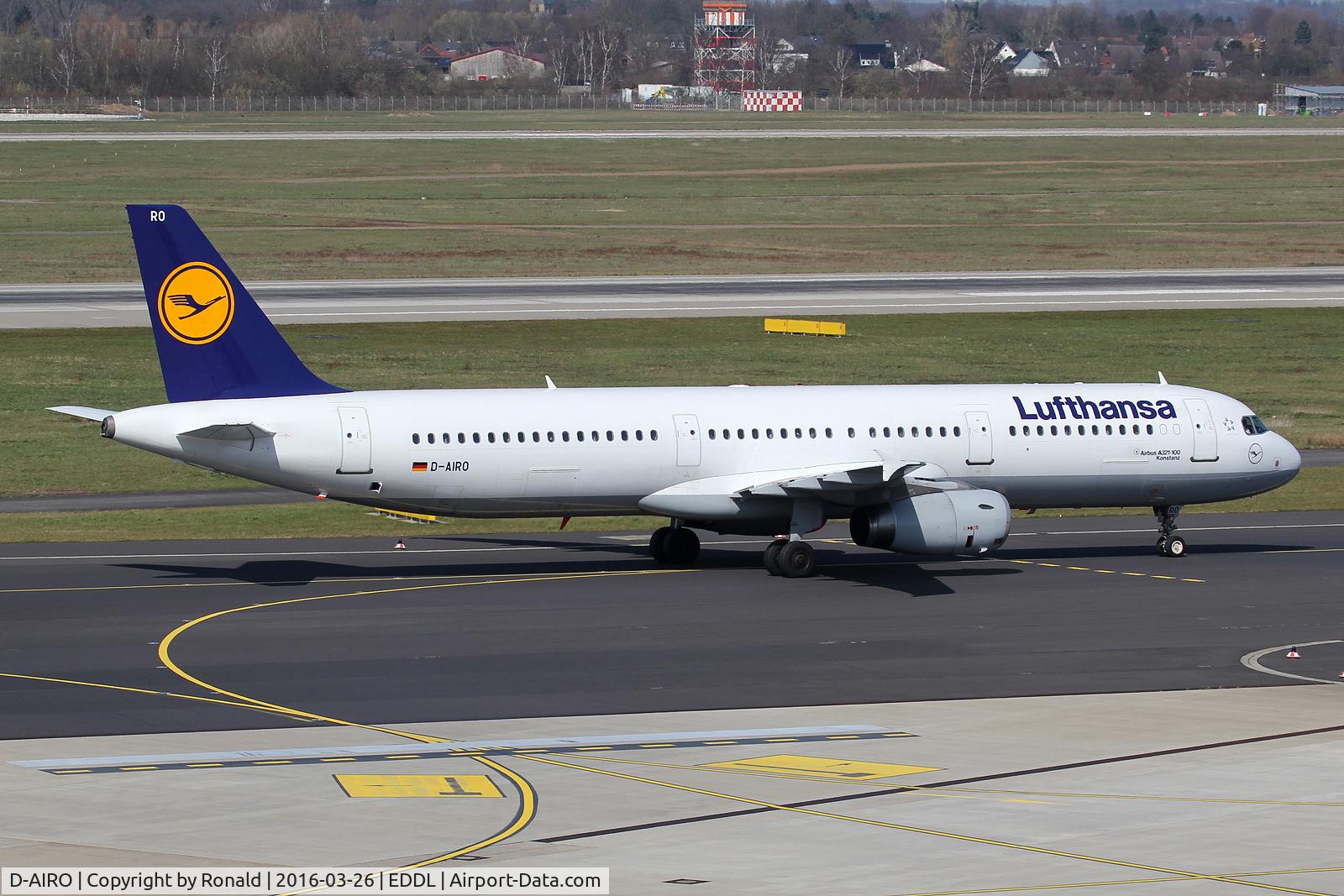 D-AIRO, 1995 Airbus A321-131 C/N 0563, at dus
