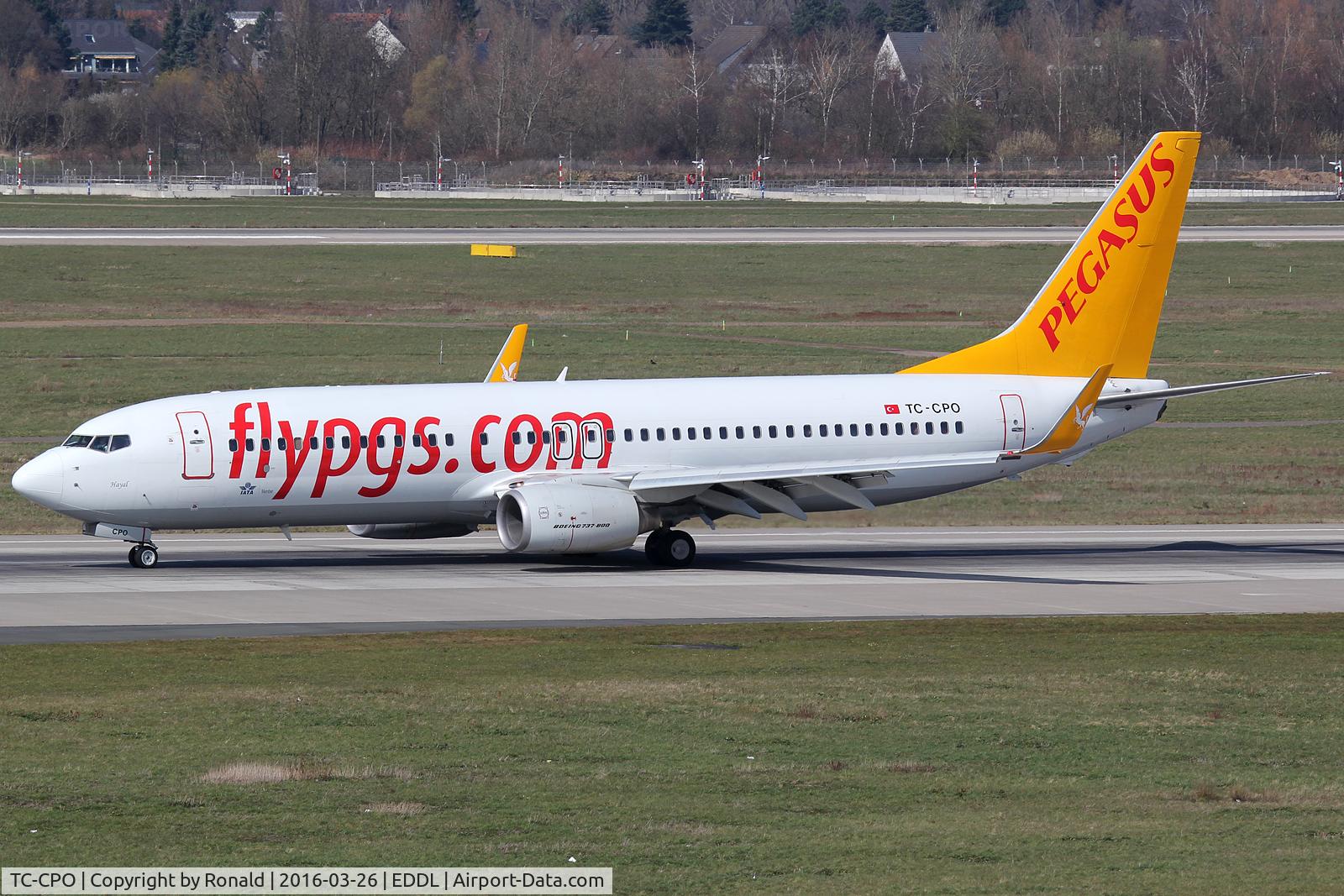 TC-CPO, 2007 Boeing 737-8AS C/N 33641, at dus