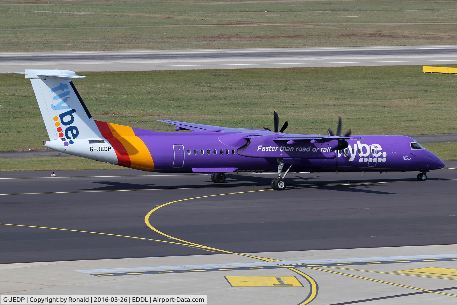 G-JEDP, 2003 De Havilland Canada DHC-8-402Q Dash 8 C/N 4085, at dus
