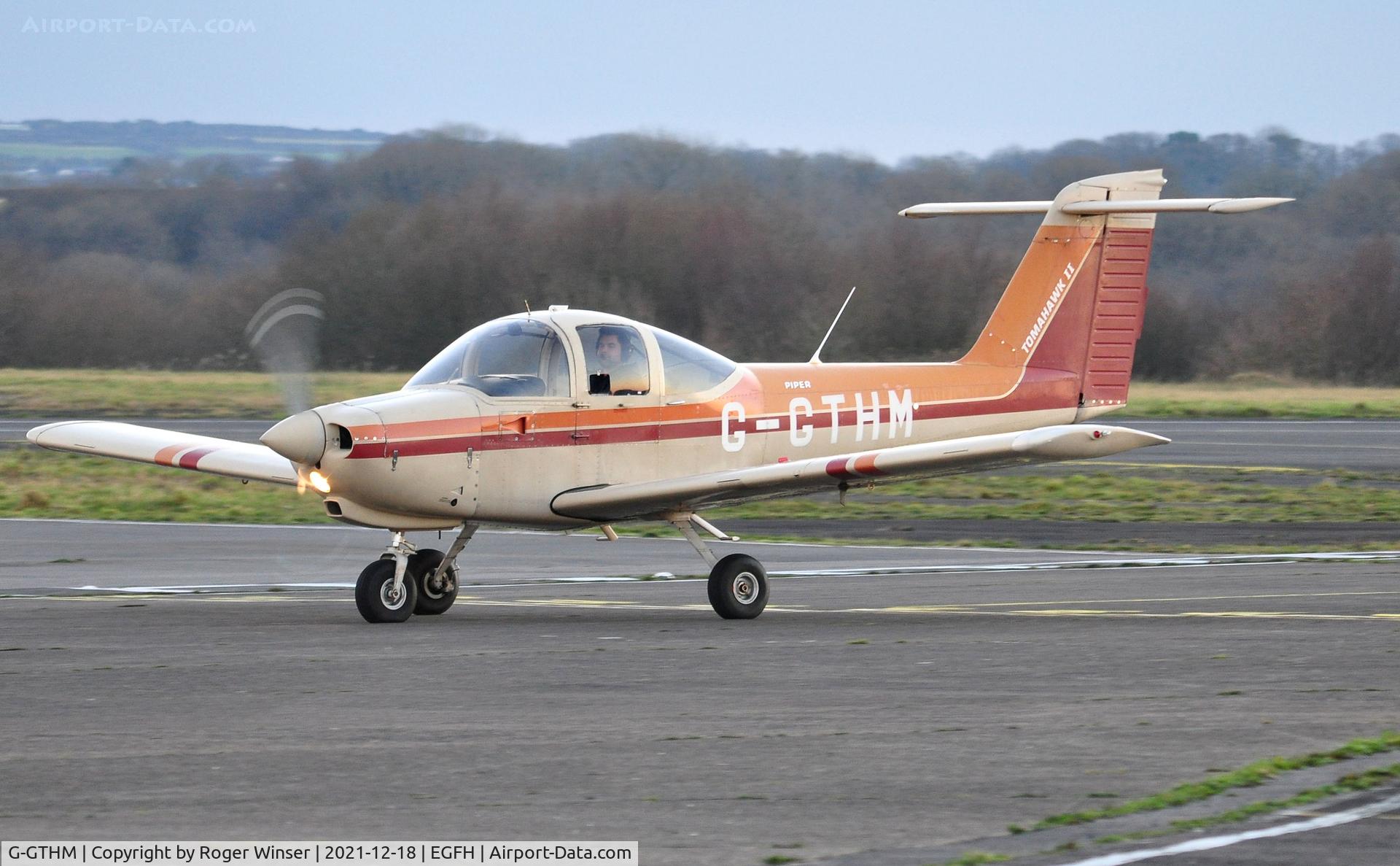G-GTHM, 1981 Piper PA-38-112 Tomahawk Tomahawk C/N 38-81A0171, Operated by Cambrian Flying Club.