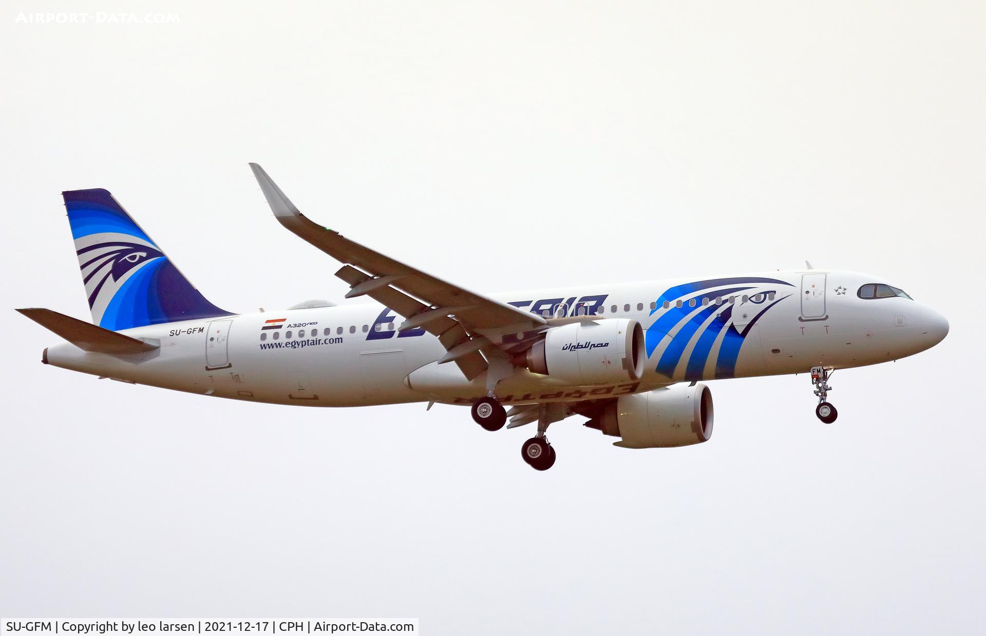 SU-GFM, 2020 Airbus A320-251N C/N 9532, Copenhagen 17.12.2021