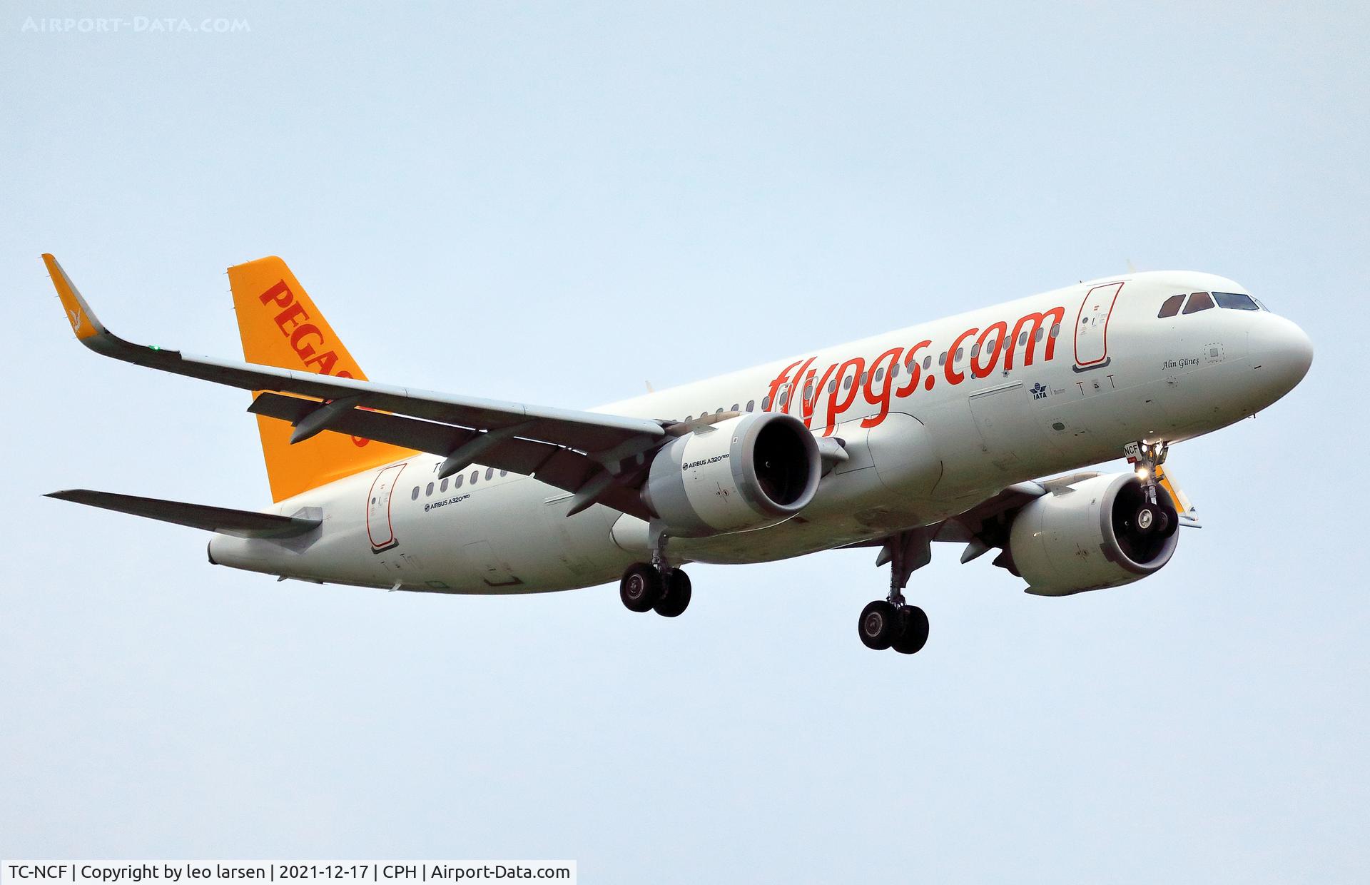 TC-NCF, 2019 Airbus A320-251N C/N 8956, Copenhagen 17.12.2021