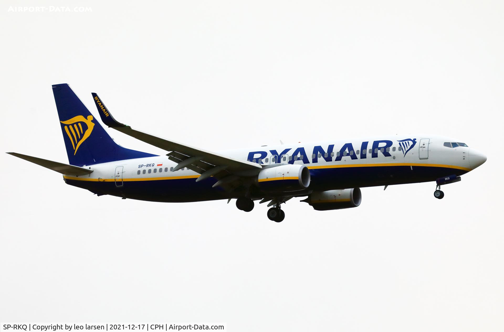 SP-RKQ, 2017 Boeing 737-8AS C/N 44809, Copenhagen 17.12.2021