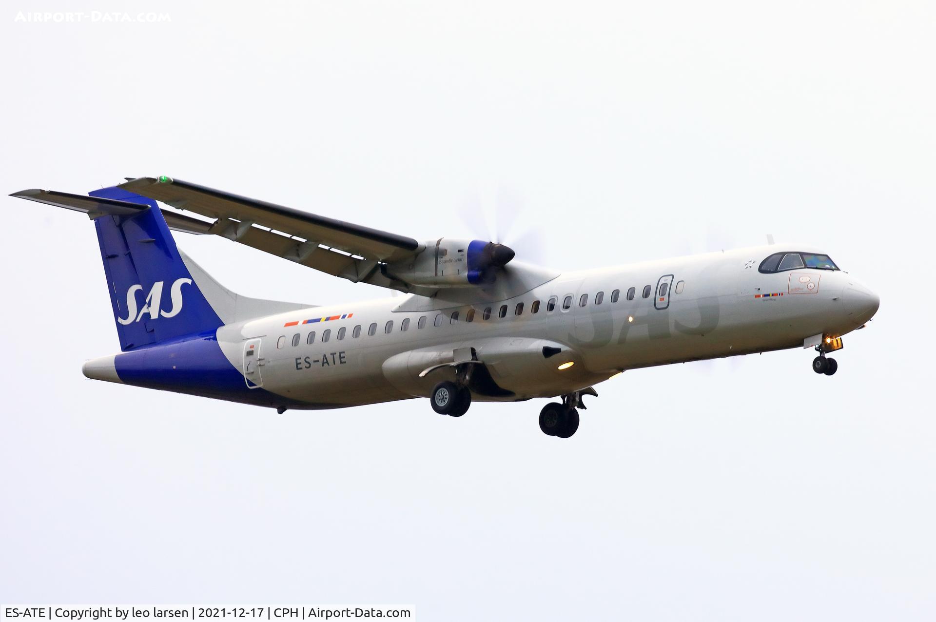 ES-ATE, 2013 ATR 72-600 (72-212A) C/N 1120, Copenhagen 17.12.2021