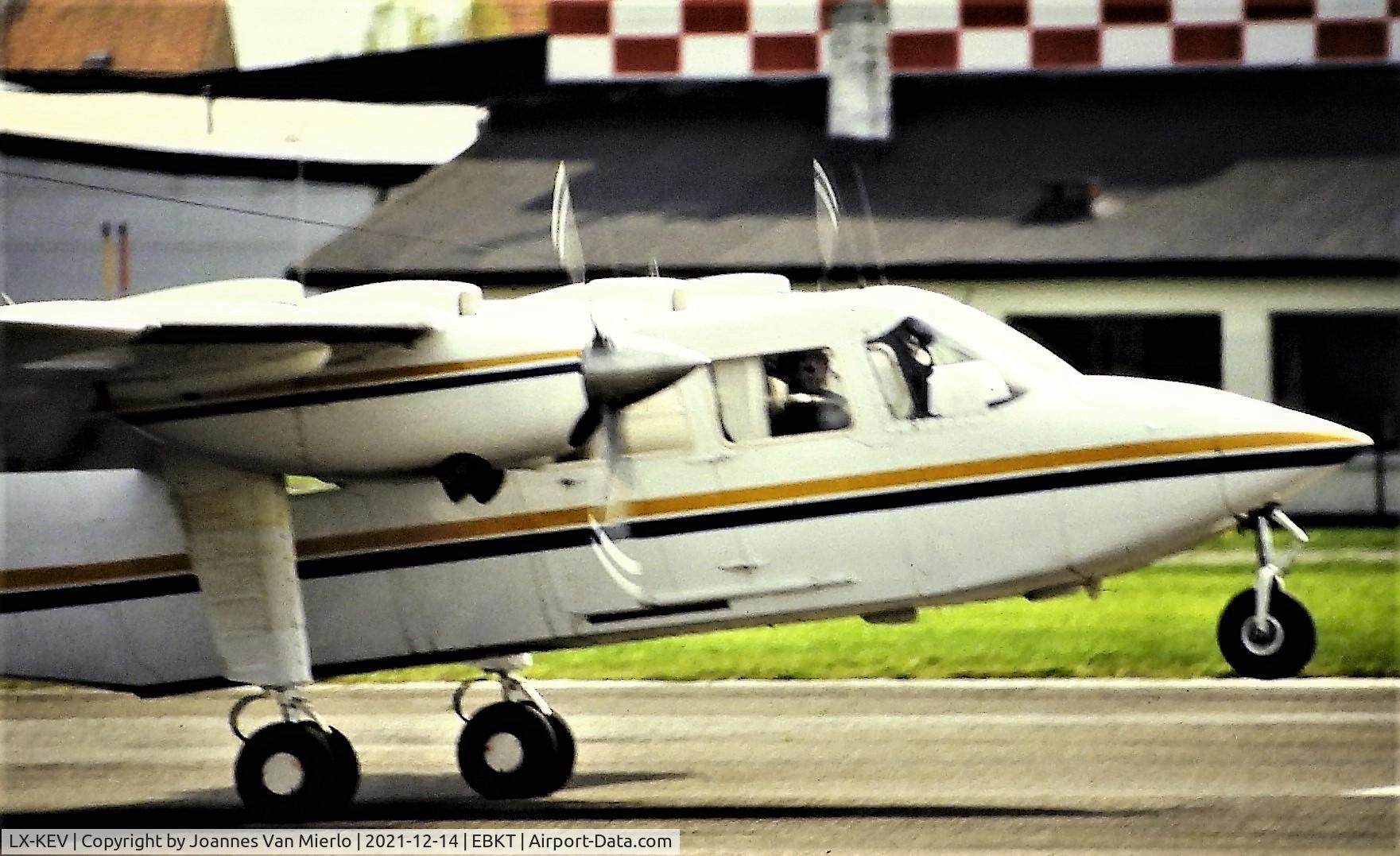 LX-KEV, 1981 Pilatus Britten-Norman BN-2T Islander C/N 2102, Slide scan