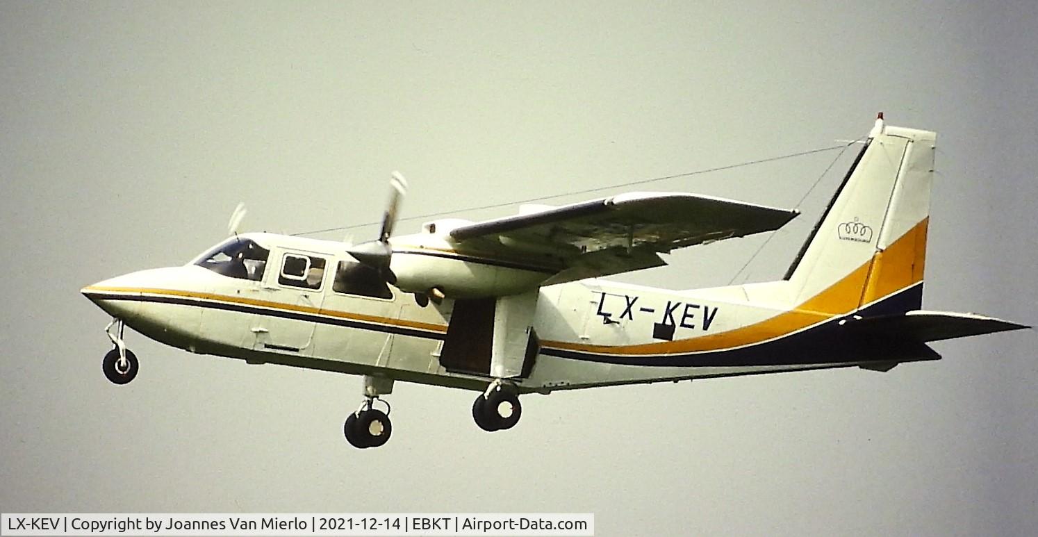 LX-KEV, 1981 Pilatus Britten-Norman BN-2T Islander C/N 2102, Slide scan