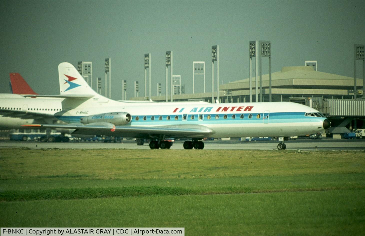 F-BNKC, 1967 Sud Aviation SE-210 Caravelle III C/N 217, cruising around the satellites at Roissy