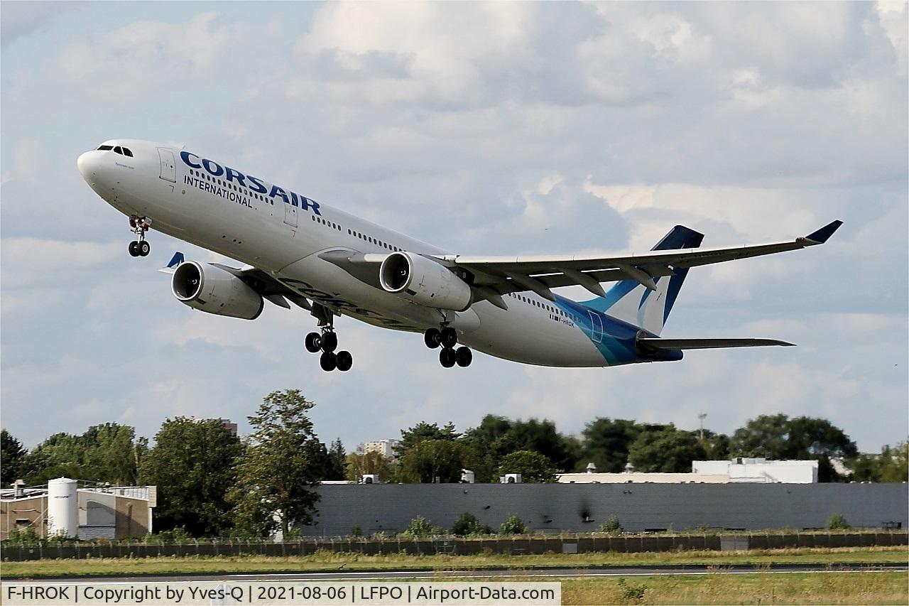 F-HROK, 2010 Airbus A330-343 C/N 1103, Airbus A330-343, Take off rwy 24, Paris Orly Airport (LFPO-ORY)