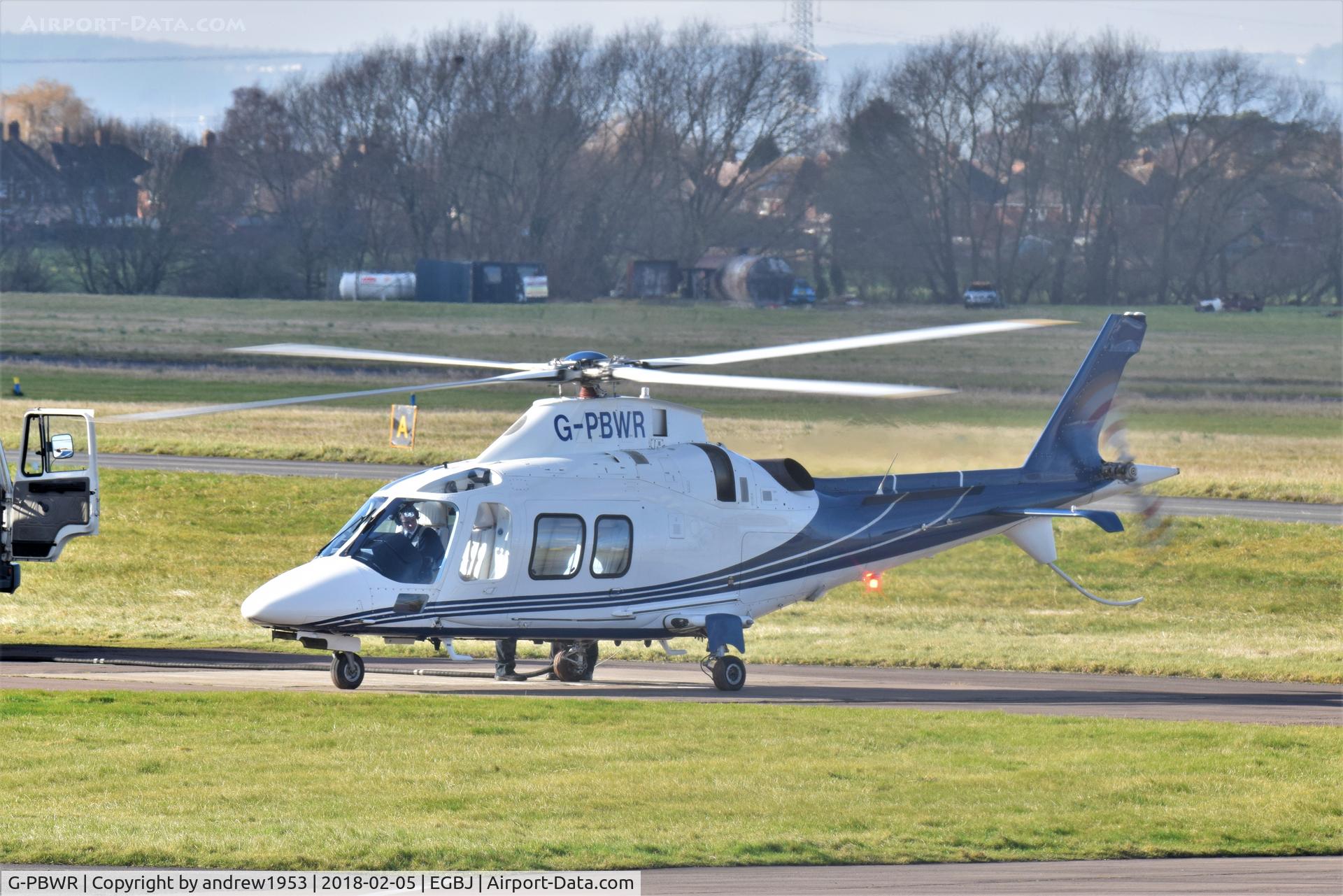 G-PBWR, 2007 Agusta A-109S Grand C/N 22050, G-PBWR at Gloucestershire Airport.