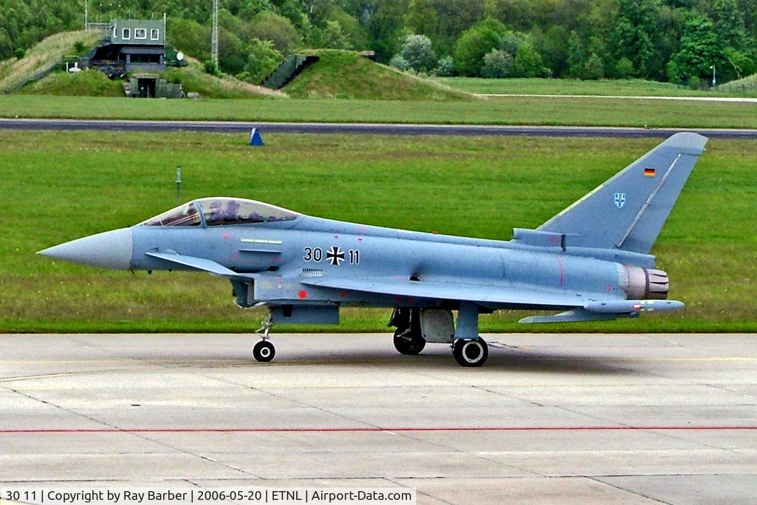 30 11, Eurofighter EF-2000 Typhoon S C/N GS005, 30+11   Eurofighter EF2000 Typhoon [GS005] (German Air Force) Rostock-Laage~D 20/05/2006