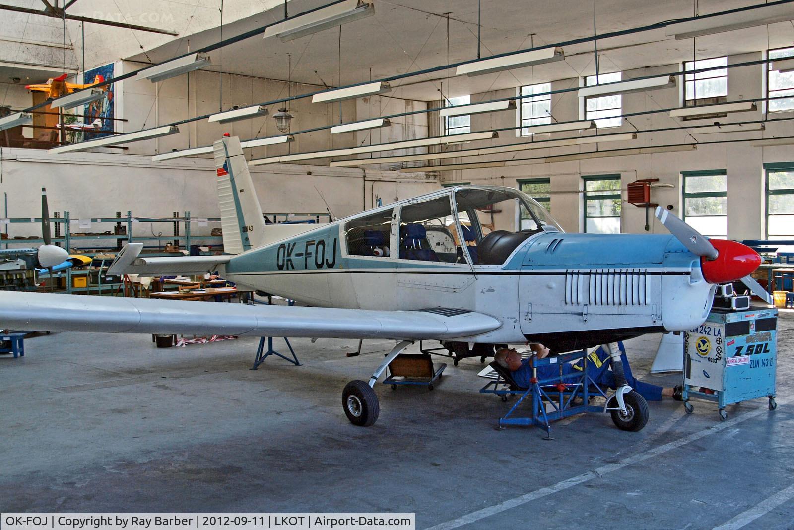 OK-FOJ, Moravan Zlin Z.43 C/N 0068, OK-FOJ   Moravan Zlin Z.43 [0068] Otrokovice~OK 11/09/2012