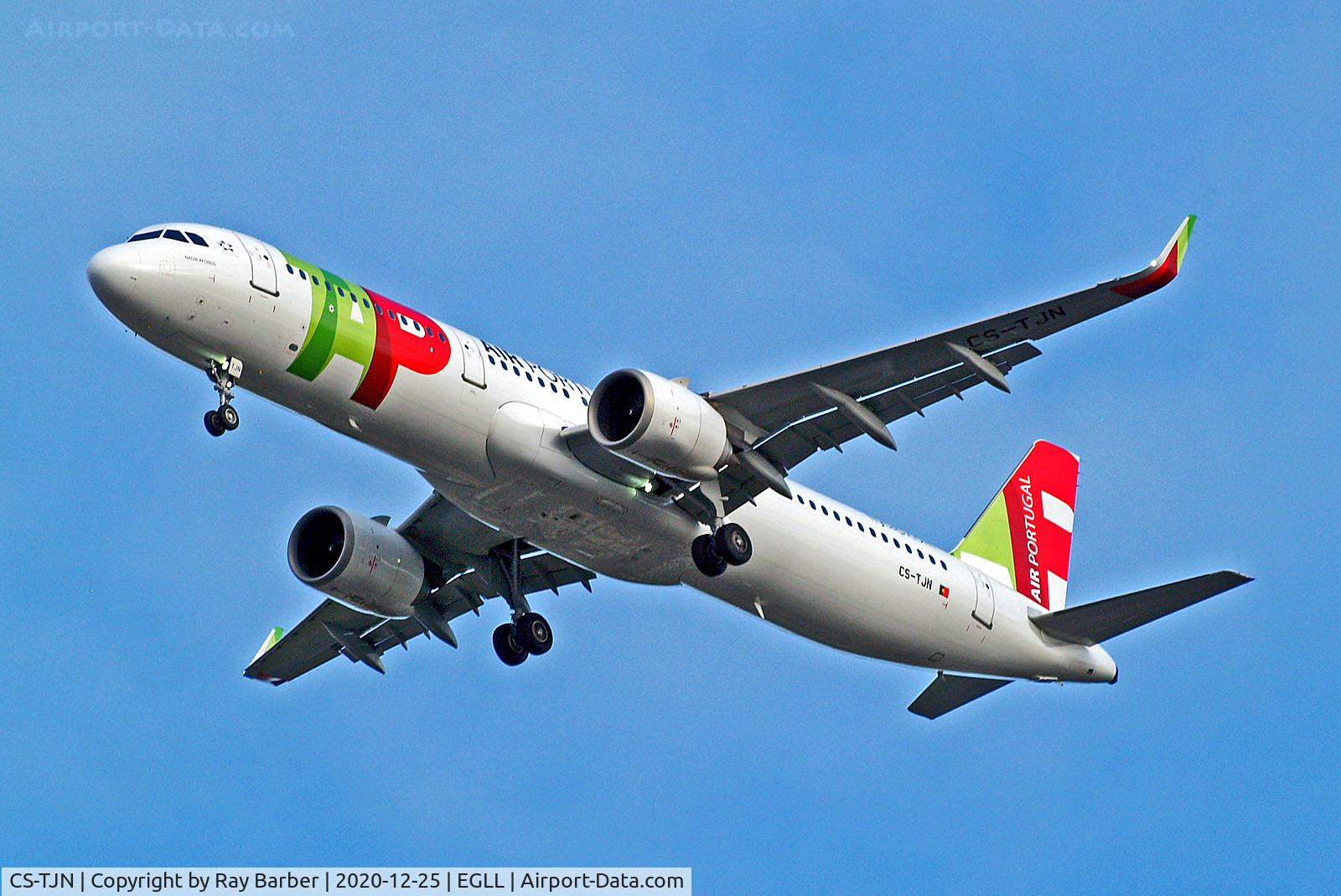 CS-TJN, 2018 Airbus A321-251N C/N 8318, CS-TJN   Airbus A321-251N [8318] (TAP-Air Portugal) Home~G 25/12/2020