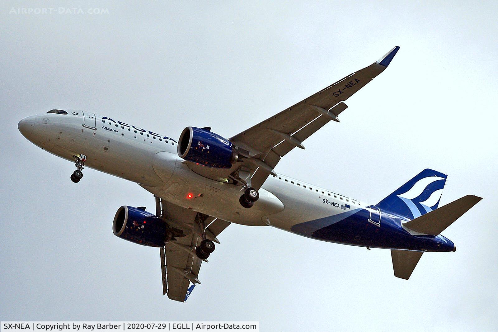 SX-NEA, 2020 Airbus A320-271N C/N 9497, SX-NEA   Airbus A320-271N [9497] (Aegean Airlines) Home~G 29/07/2020