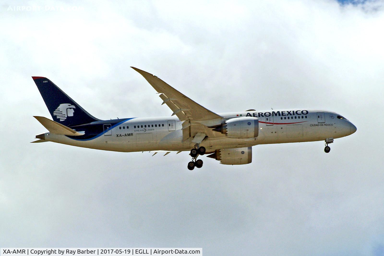 XA-AMR, 2014 Boeing 787-8 Dreamliner C/N 36844, XA-AMR   Boeing 787-8 Dreamliner [36844] (Aeromexico) Home~G 19/05/2017