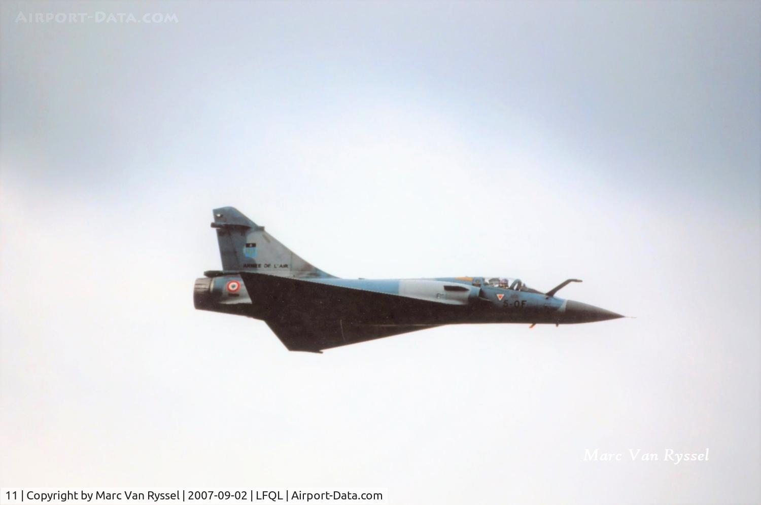 11, Dassault Mirage 2000C C/N 11, Meeting Aérien Lens.