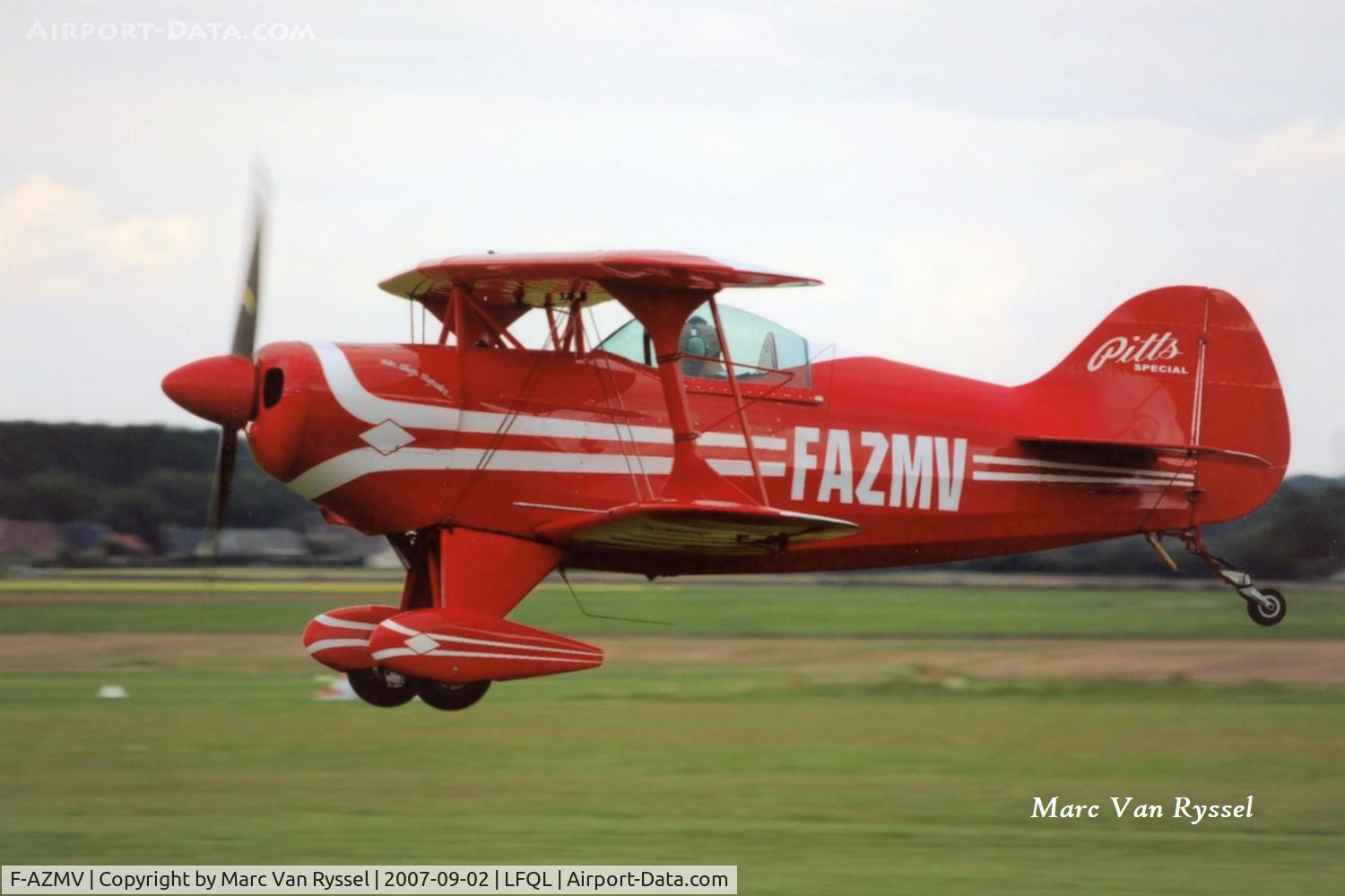 F-AZMV, 1974 Pitts S-1S Special C/N 001, Lens airshow 2007.