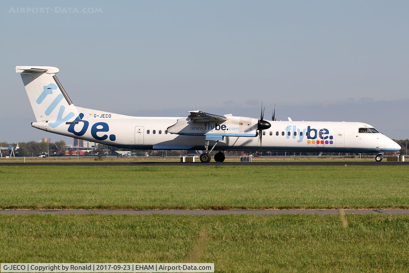 G-JECO, 2006 De Havilland Canada DHC-8-402Q Dash 8 C/N 4126, at spl