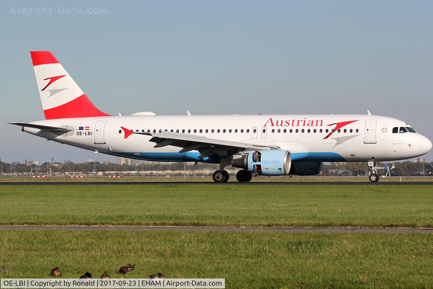OE-LBI, 2003 Airbus A320-214 C/N 1937, at spl