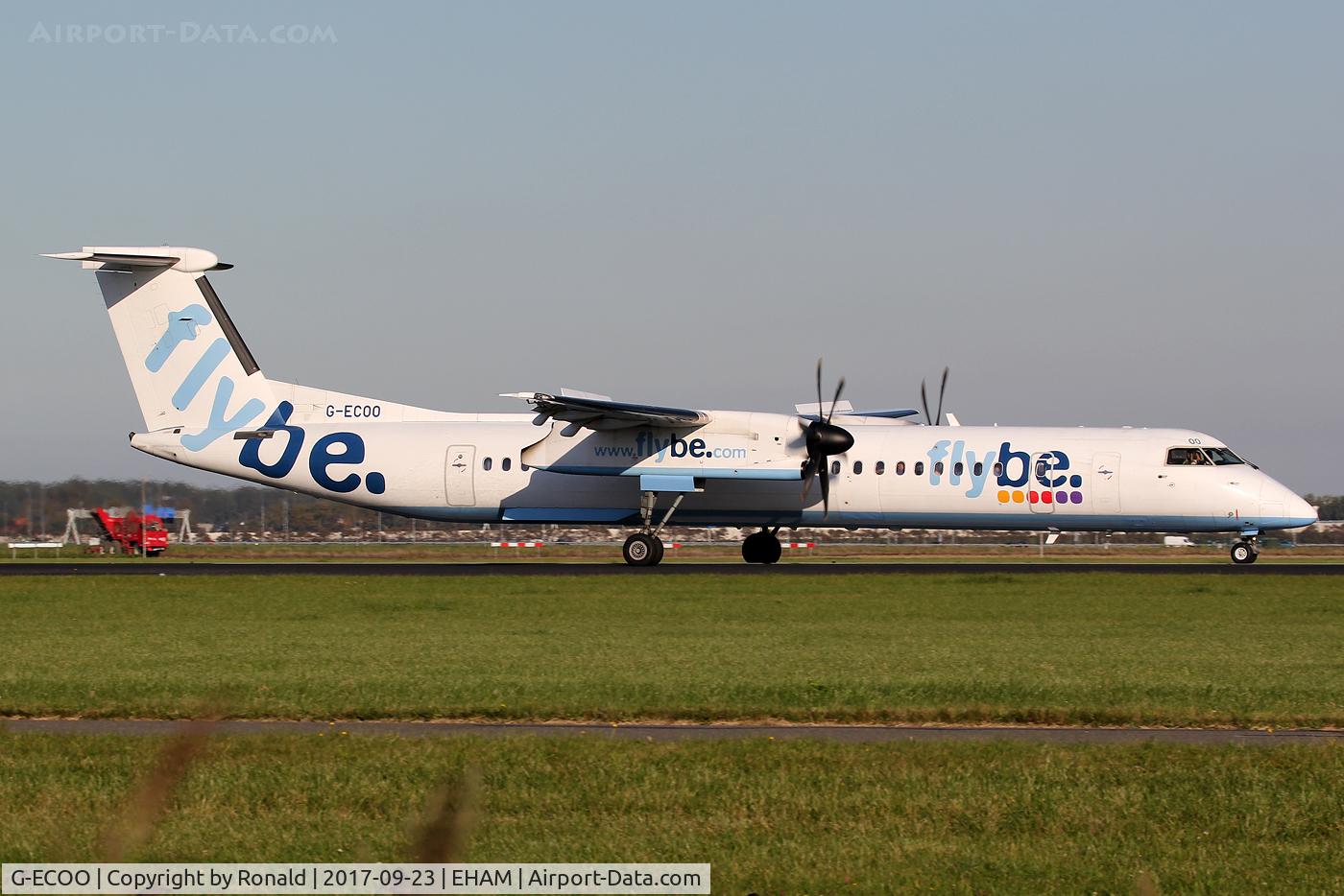 G-ECOO, 2009 De Havilland Canada DHC-8-402Q Dash 8 C/N 4237, at spl