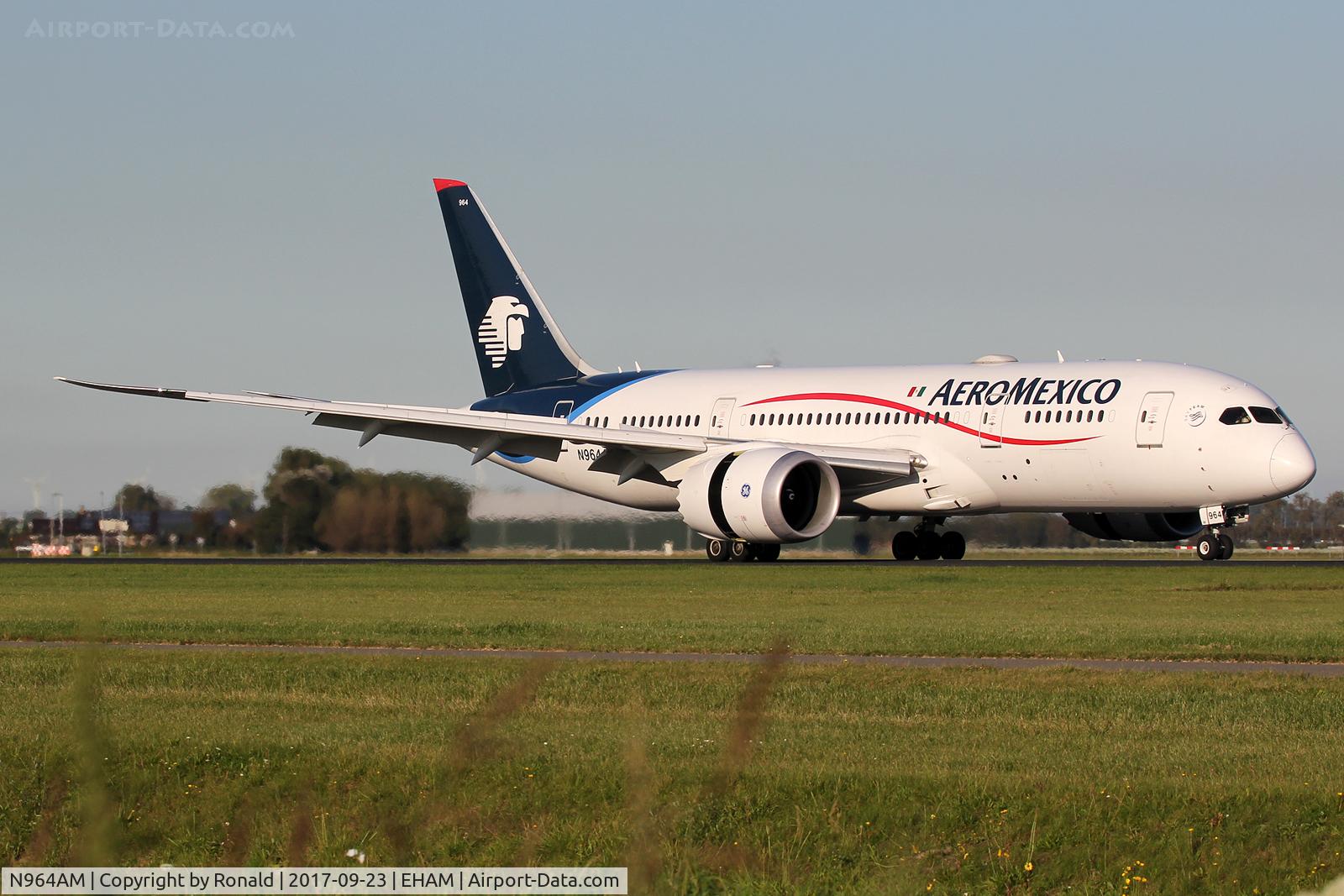 N964AM, 2013 Boeing 787-8 Dreamliner C/N 35307, at spl