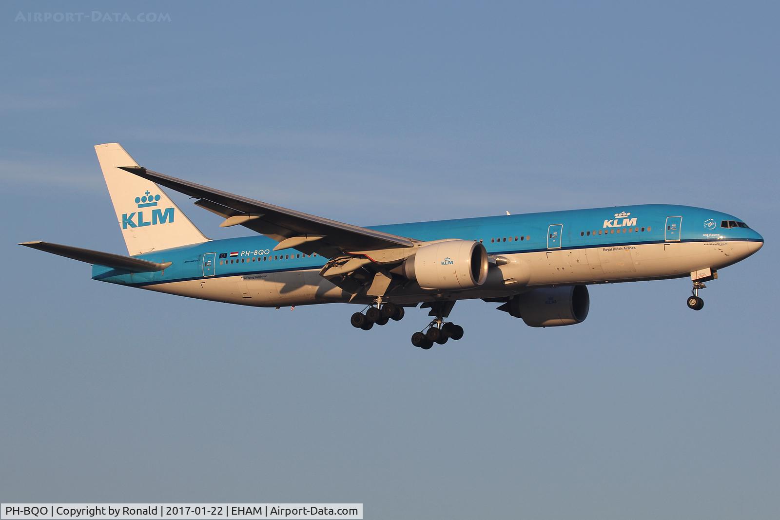 PH-BQO, 2007 Boeing 777-206/ER C/N 35295, at spl