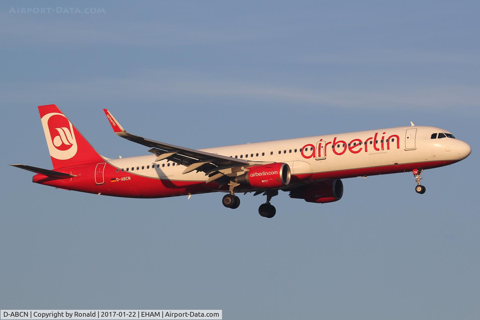 D-ABCN, 2015 Airbus A321-211 C/N 6454, at spl