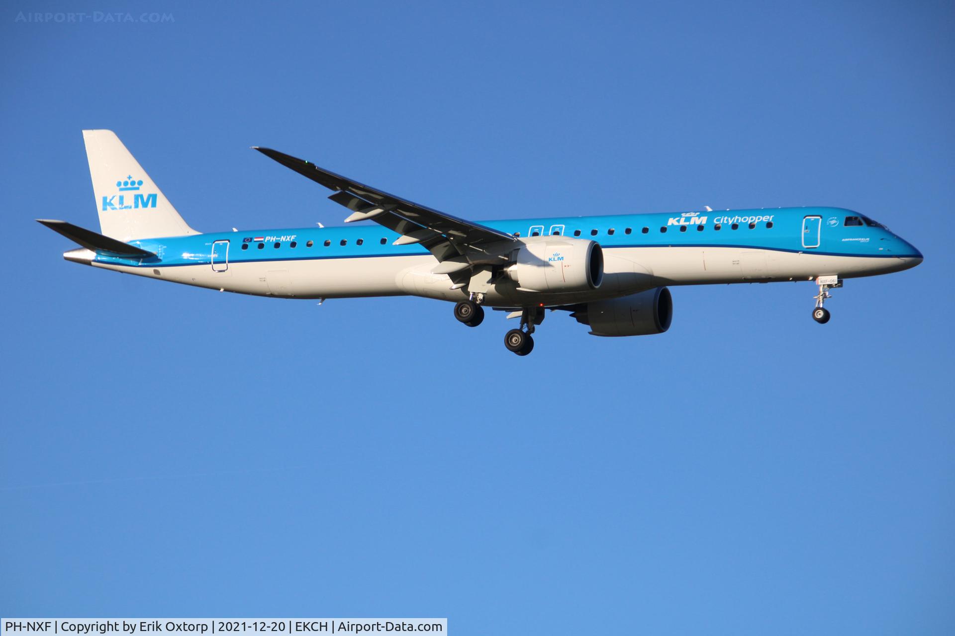 PH-NXF, 2021 Embraer E195-E2 (ERJ-190-400STD) C/N 19020061, PH-NXF landing rw 04L