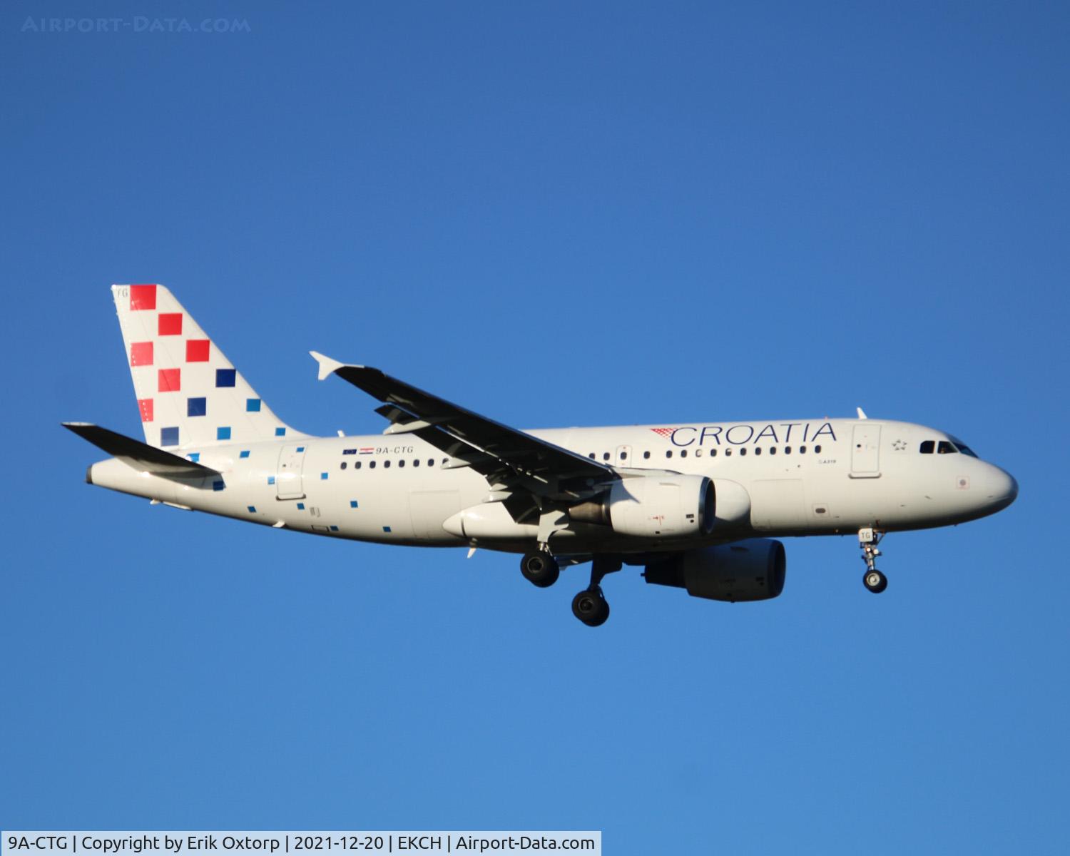 9A-CTG, 1998 Airbus A319-112 C/N 767, 9A-CTG landing rw 04L