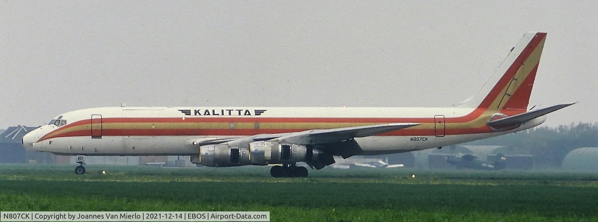 N807CK, 1966 Douglas DC-8-55F C/N 45767, Slide scan