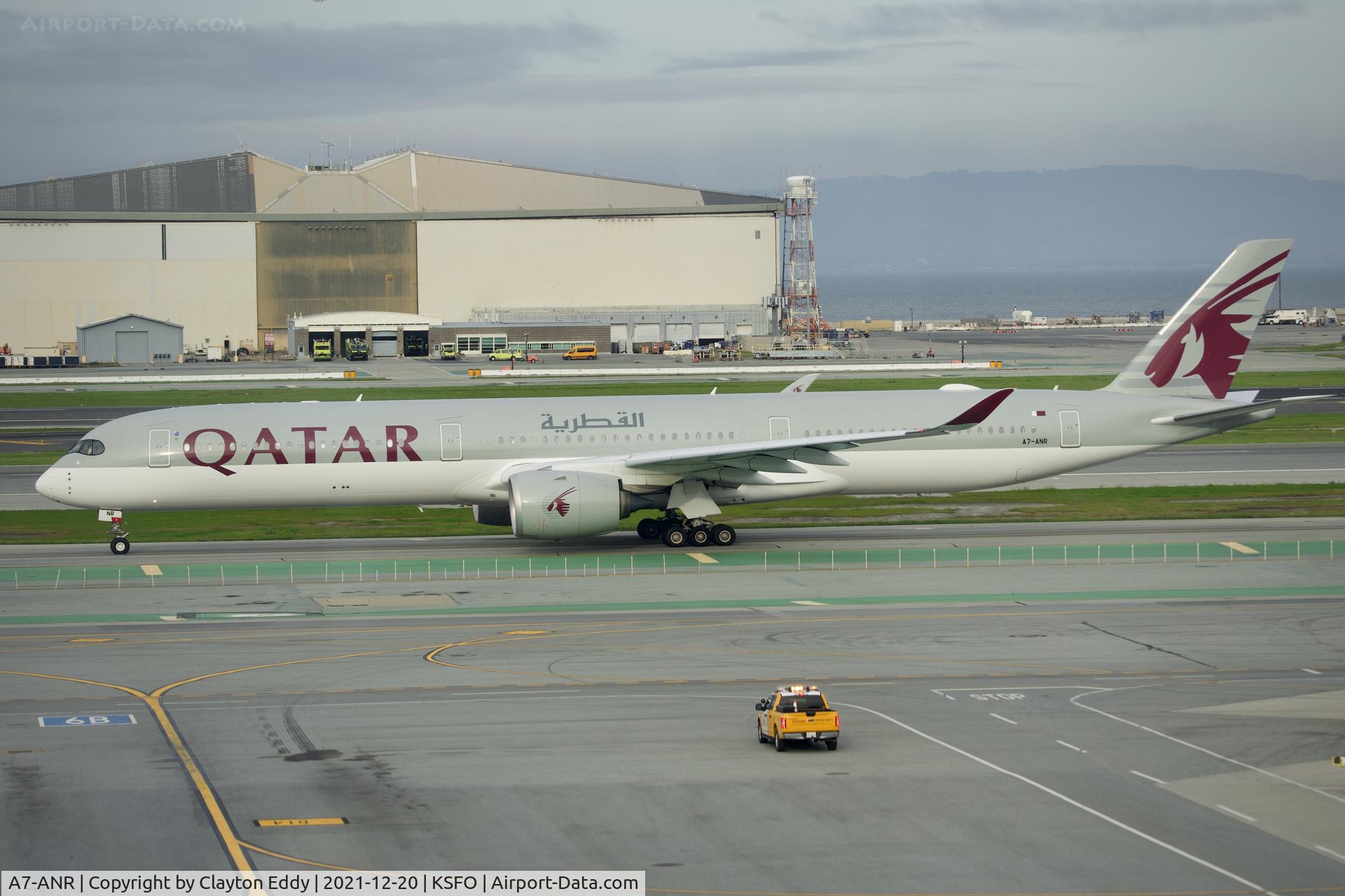 A7-ANR, 2020 Airbus A350-1041 C/N 0399, SFO 2021.