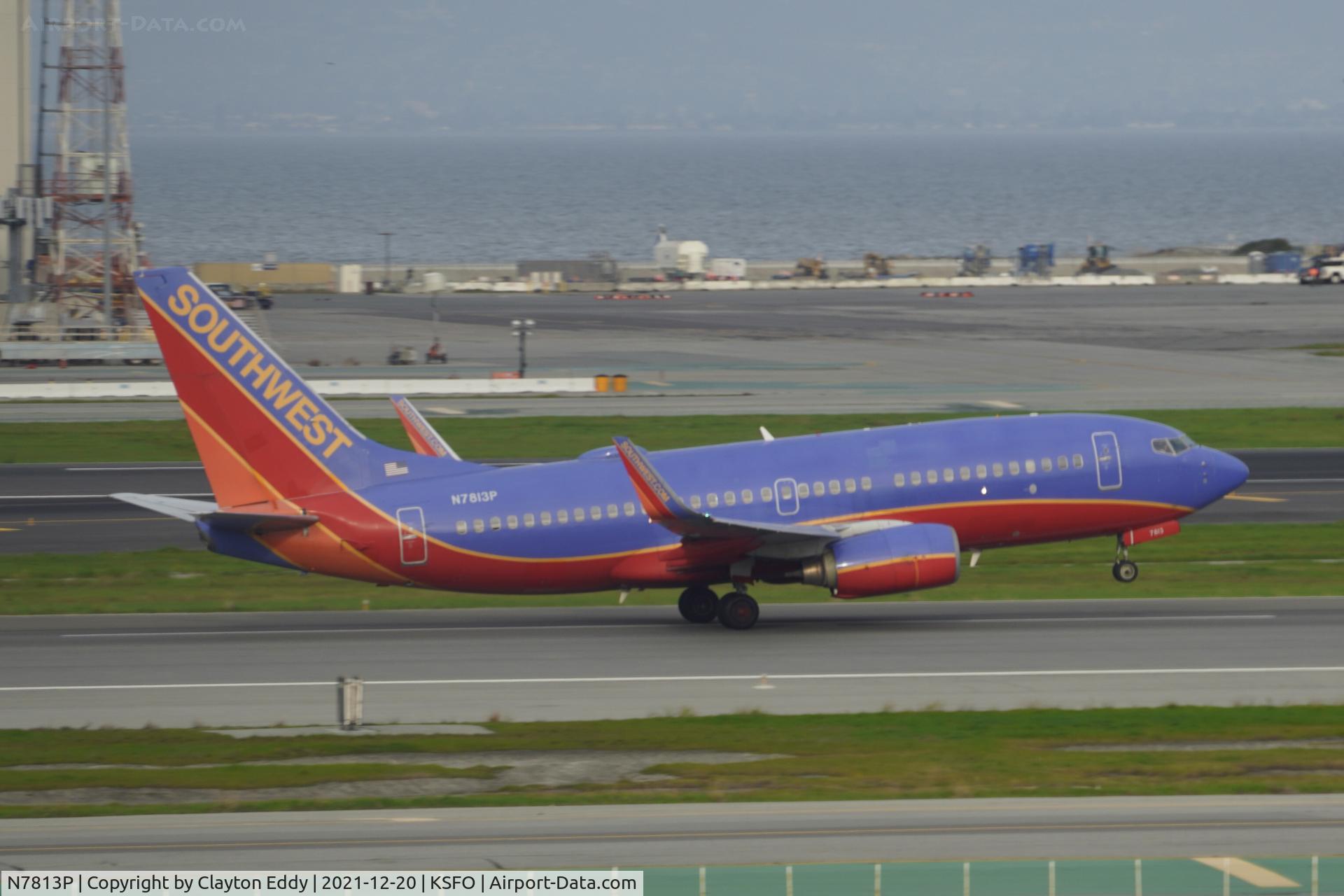 N7813P, 2001 Boeing 737-7K9 C/N 30041, SFO 2021.