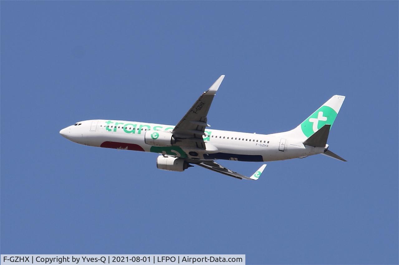 F-GZHX, 2016 Boeing 737-8K2 C/N 41343, Boeing 737-8K2, Climbing from rwy 24, Paris-Orly airport (LFPO-ORY)