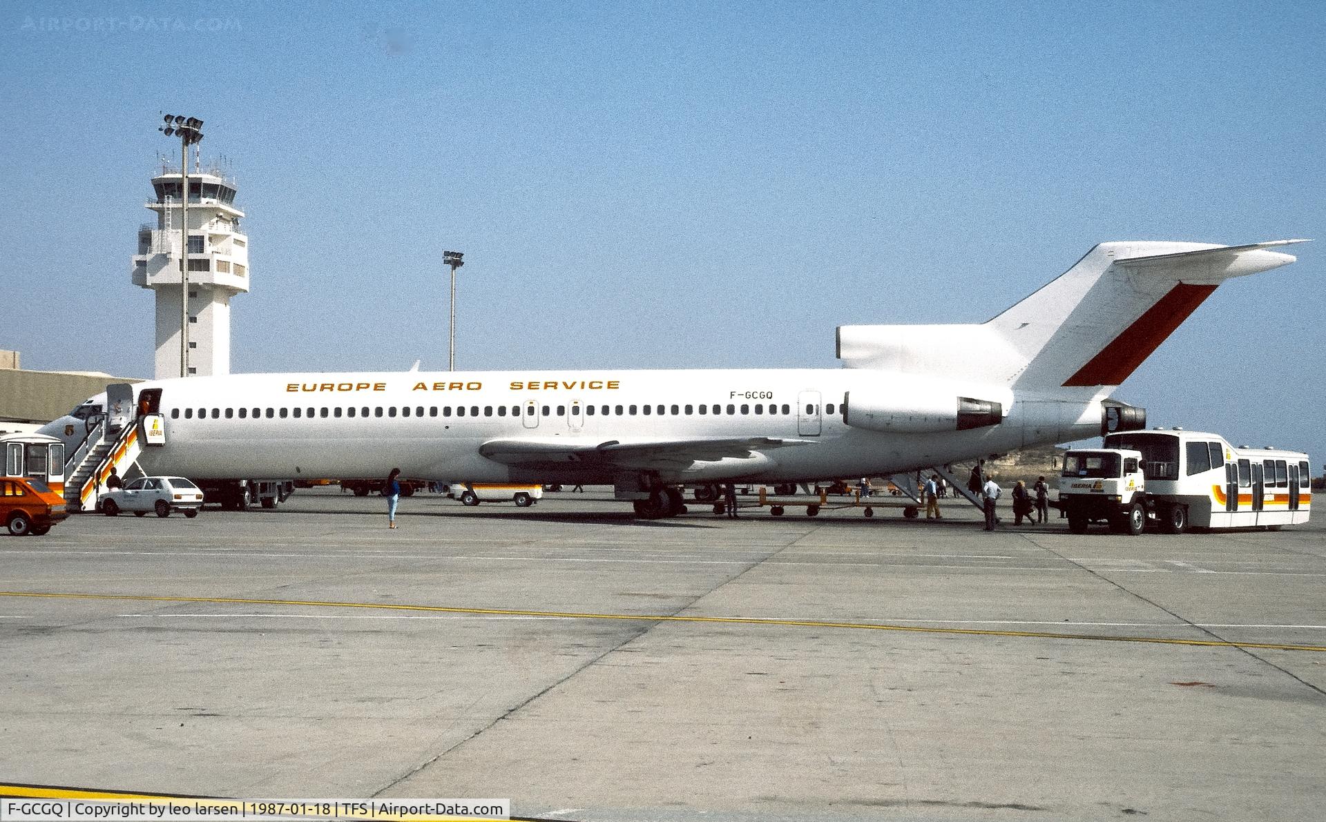 F-GCGQ, 1972 Boeing 727-227 C/N 20609, Tenerife South 18.1.1987