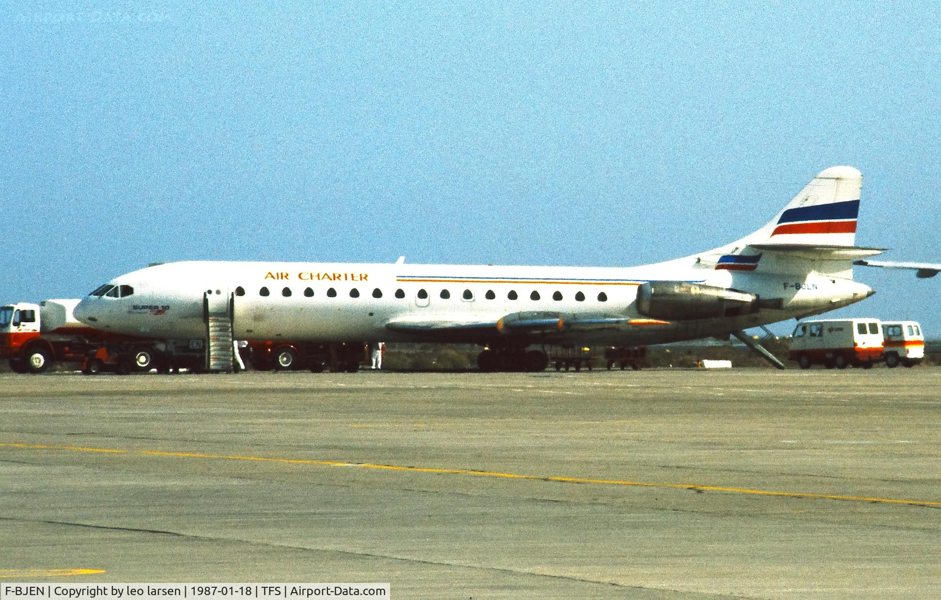 F-BJEN, 1964 Sud Aviation SE-210 Caravelle 10B3 Super B C/N 185, Tenerife South 18.1.1987