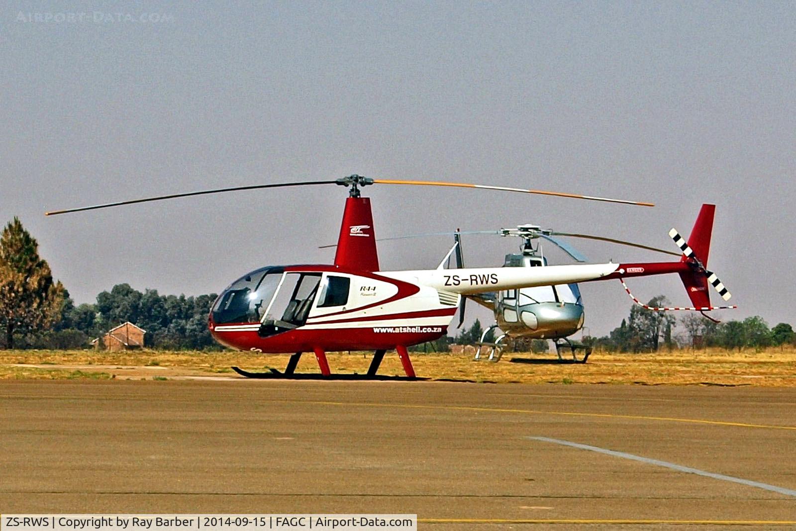 ZS-RWS, 2005 Robinson R-44 Raven II C/N 10654, ZS-RWS   Robinson R-44 Raven II [10654] (atsheli.co.za) Grand Central~ZS 15/09/2014