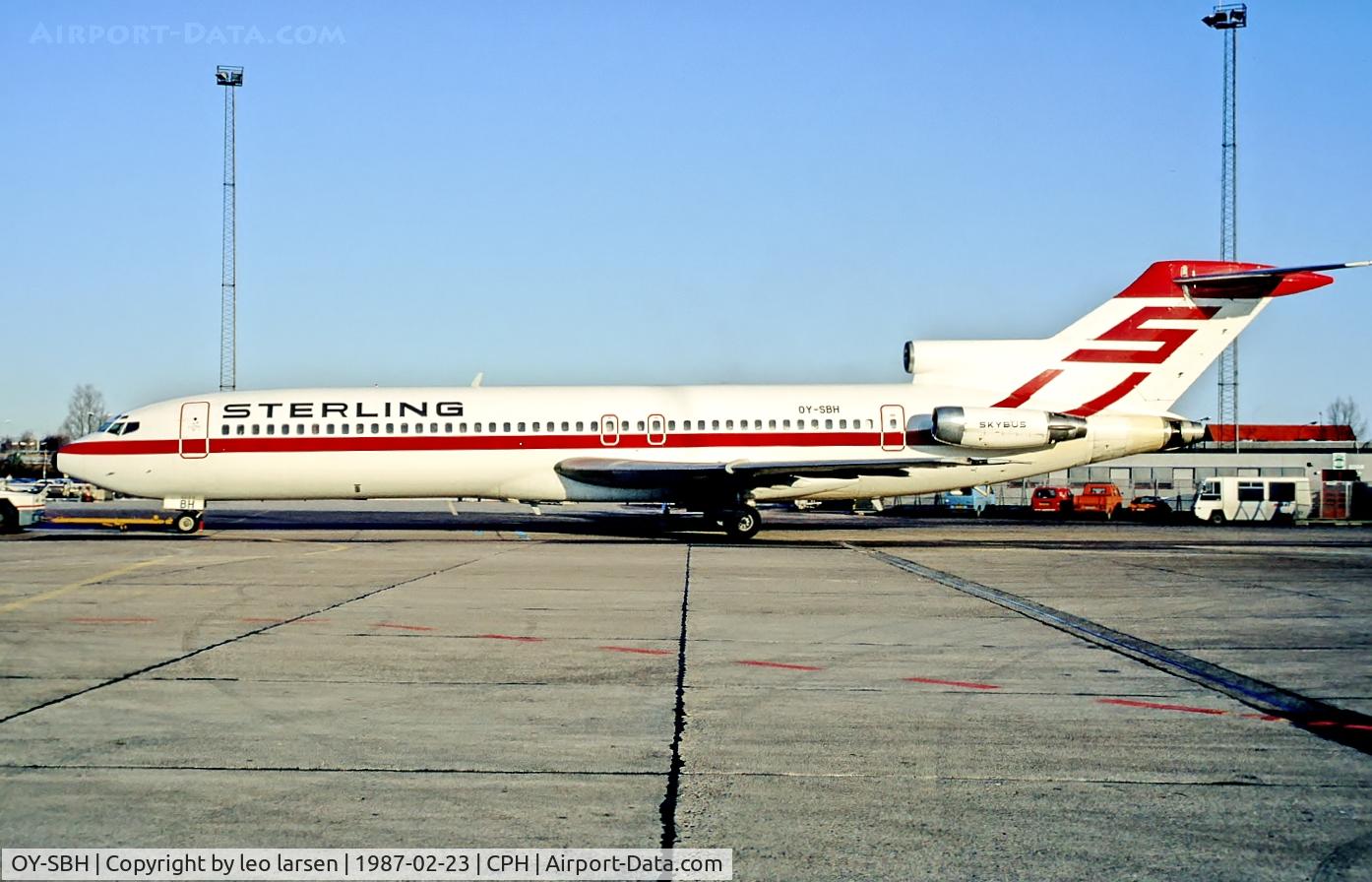 OY-SBH, 1981 Boeing 727-2B7 C/N 22164, Copenhagen 23.2.1987