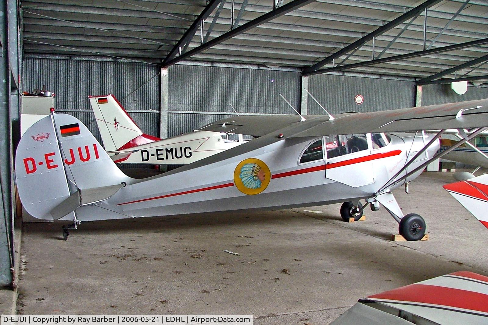 D-EJUI, Aeronca 65-CA Super Chief C/N C13661, D-EJUI   Aeronca 65-CA Super Chief [CA-13661] Lubeck~D 21/05/2006