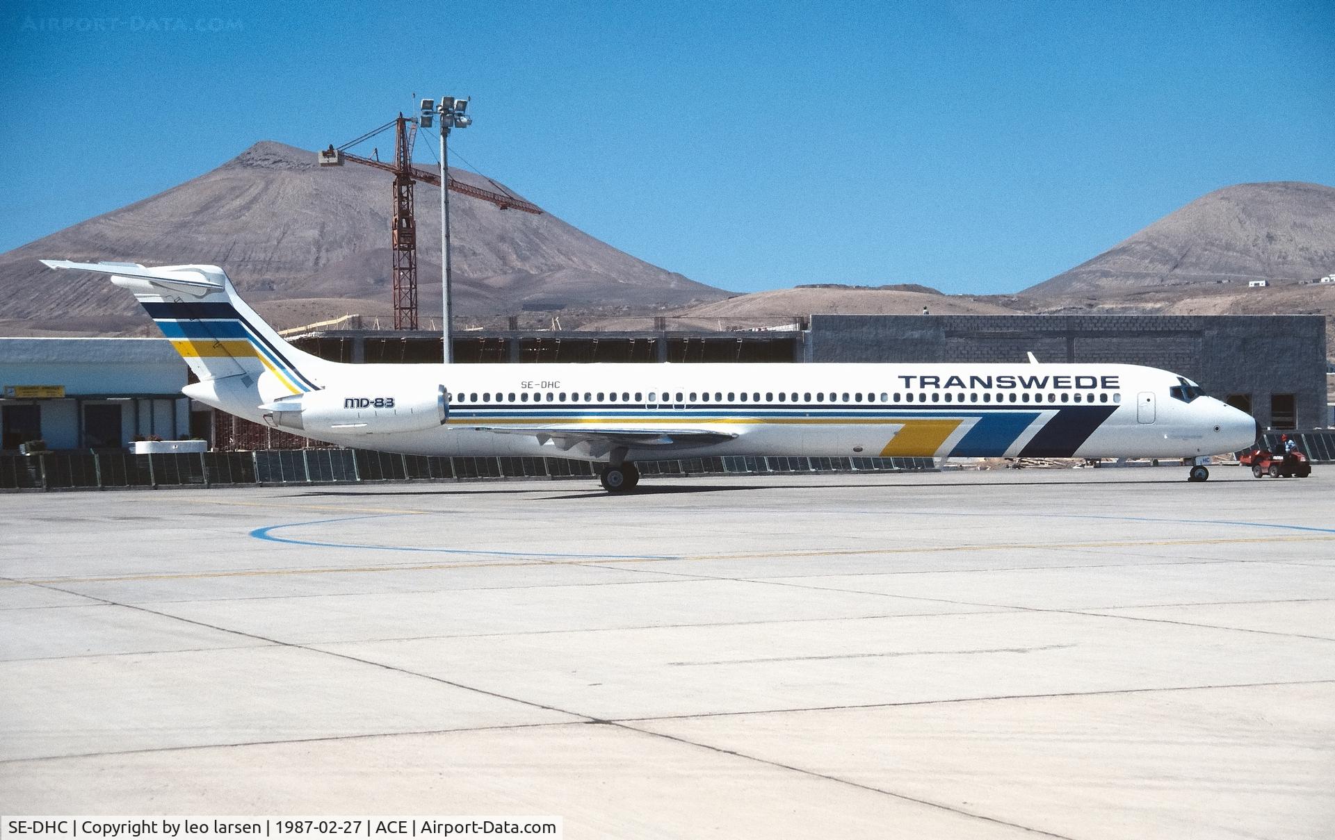 SE-DHC, 1986 McDonnell Douglas MD-83 (DC-9-83) C/N 49397, Arrecife 27.2.1897
