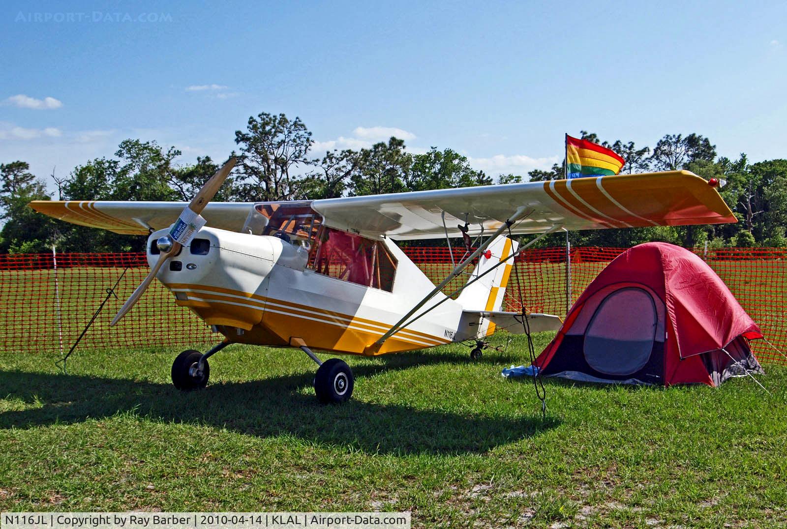 N116JL, 1998 Fisher Horizon I C/N 001 (N116JL), N116JL   Fisher Flying Products Horizon I [001] Lakeland-Linder~N 14/04/2010