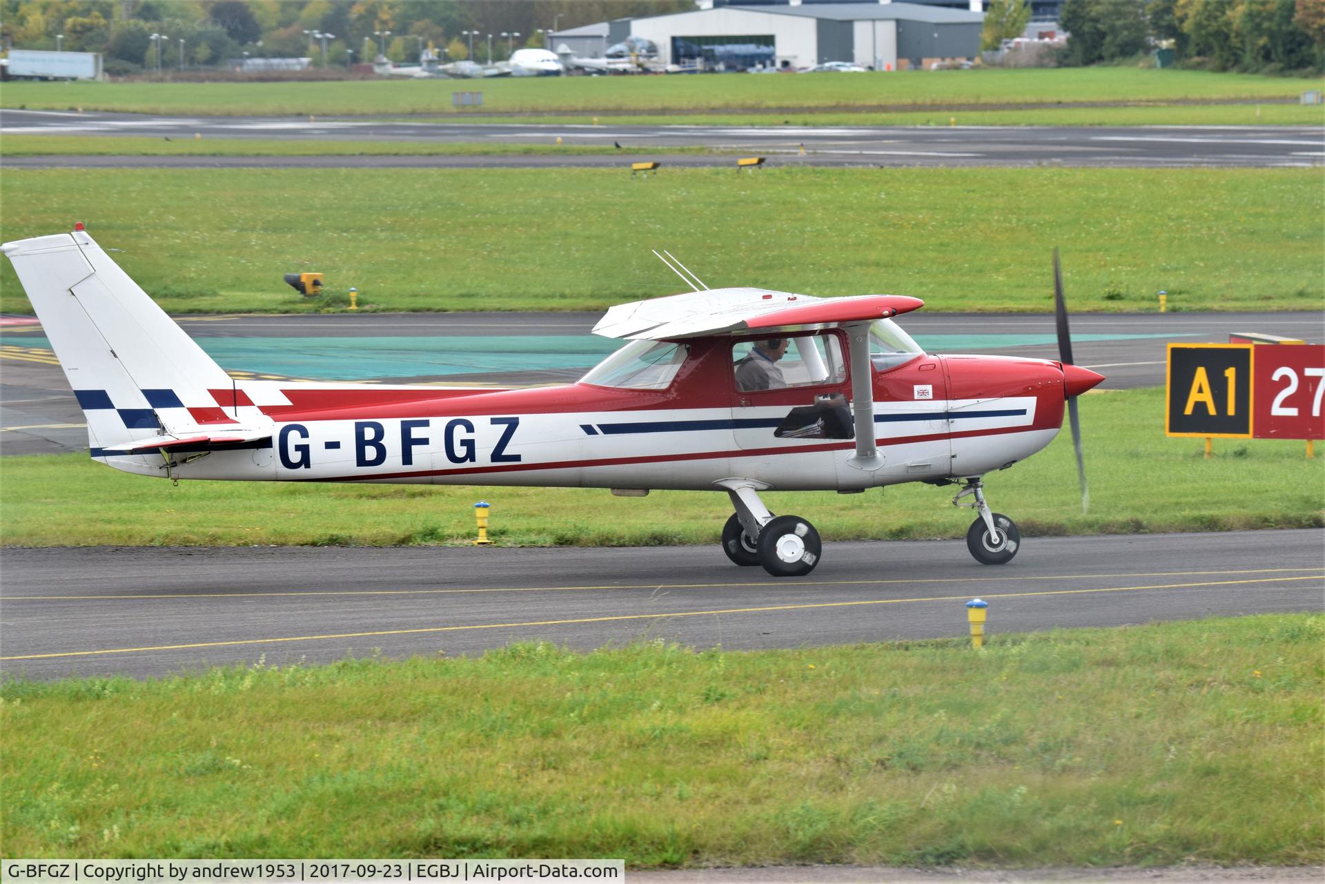 G-BFGZ, 1977 Reims FRA150M Aerobat C/N 0329, G-BFGZ at Gloucestershire Airport.