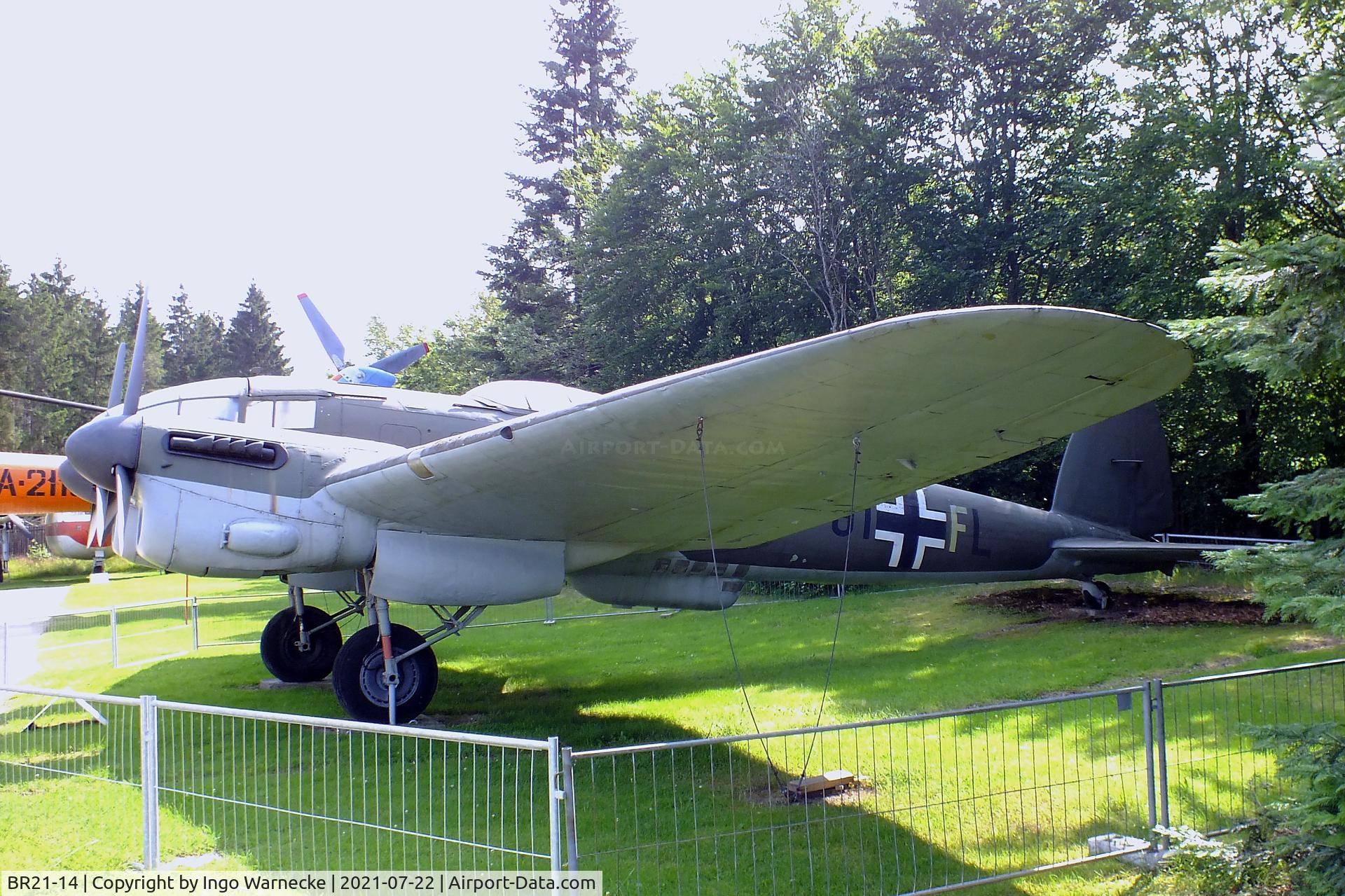 BR21-14, CASA C-2-111D C/N 145, CASA 2.111D, displayed as 'Heinkel He 111' at the Flugausstellung P. Junior, Hermeskeil
