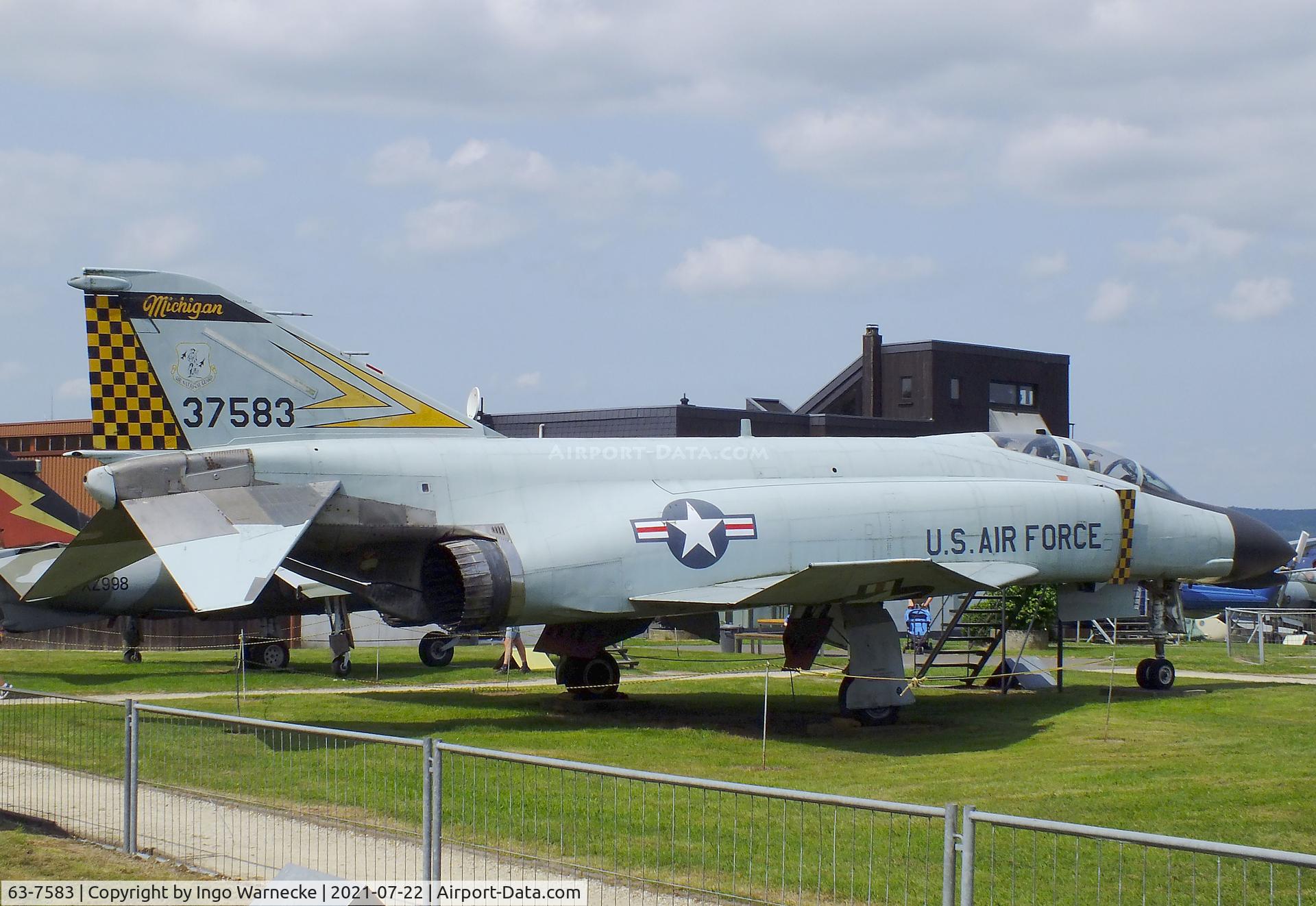 63-7583, 1963 McDonnell F-4C Phantom II C/N 635, McDonnell F-4C Phantom II at the Flugausstellung P. Junior, Hermeskeil